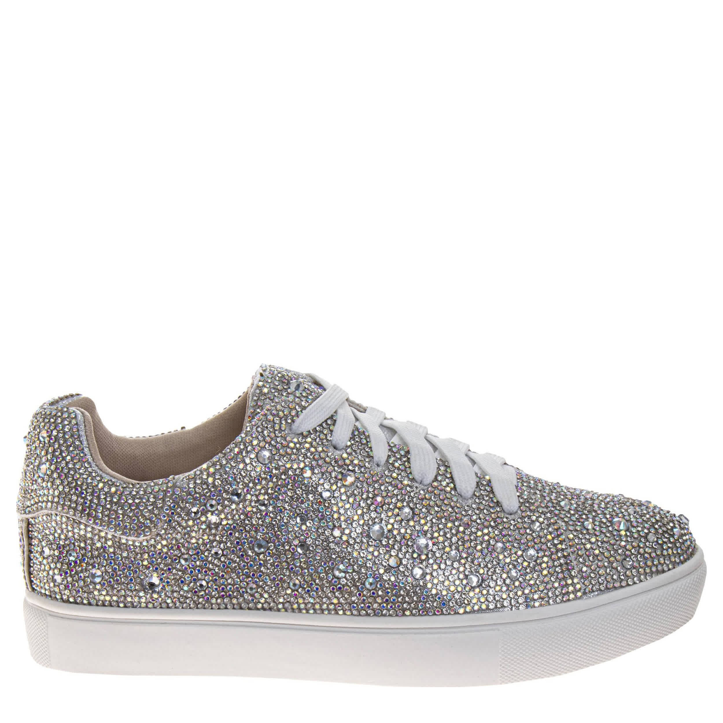 AMERICAN GLAMOUR BADGLEY MISCHKA-GIRLS LITTLE-BIG KID SNEAKER-SILVER & 