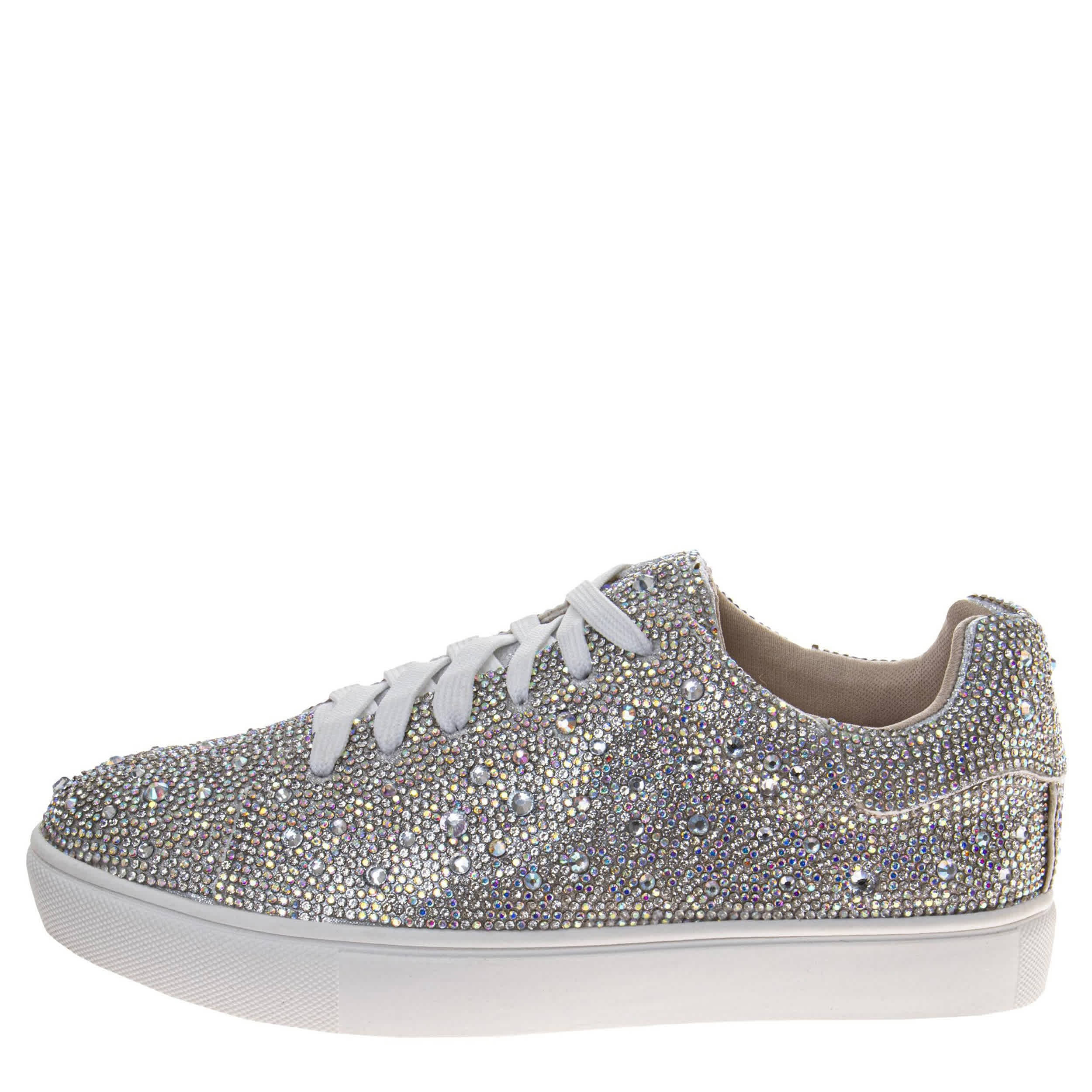 AMERICAN GLAMOUR BADGLEY MISCHKA-GIRLS LITTLE-BIG KID SNEAKER-SILVER & 