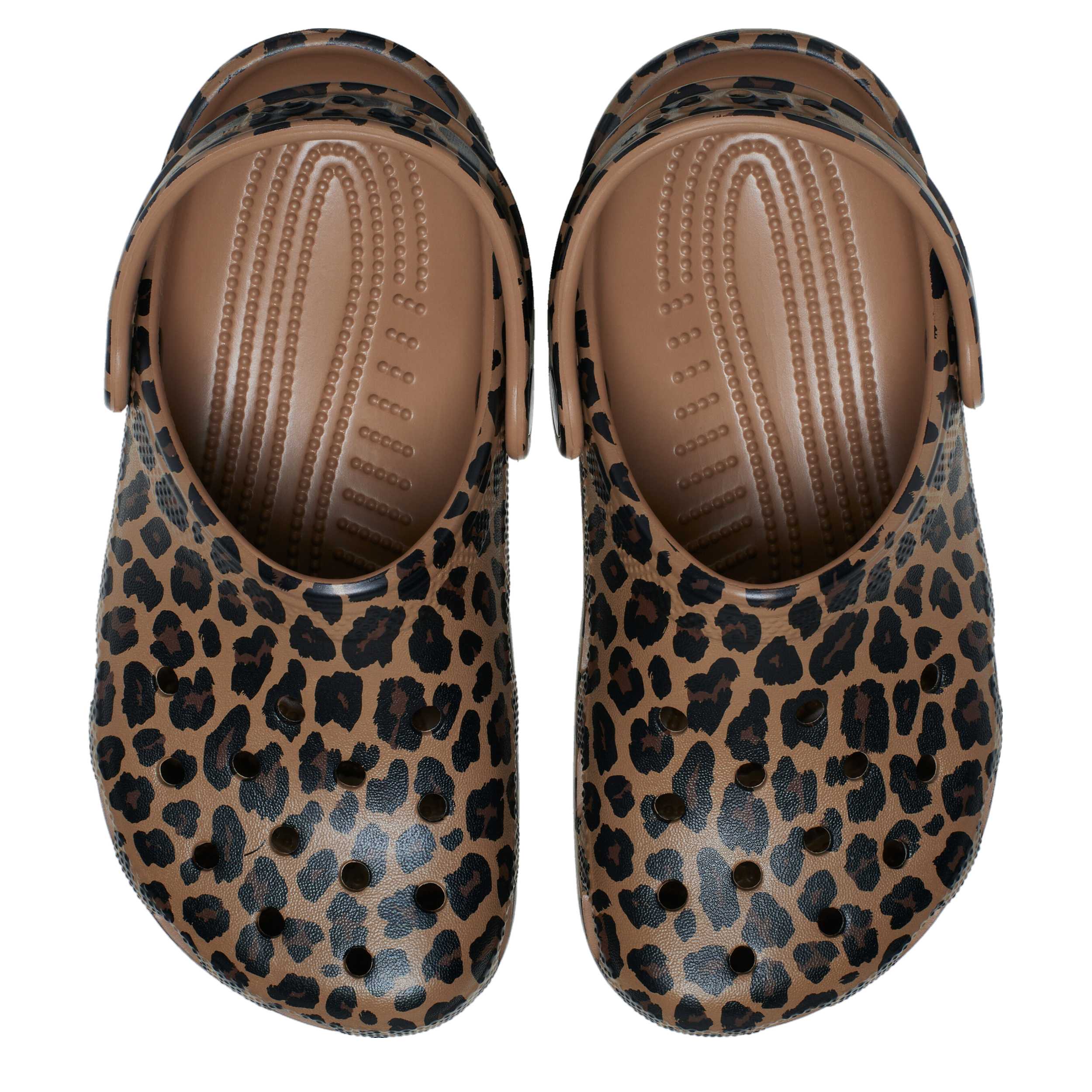 CROCS GIRLS LITTLE-BIG KID CLASSIC PRINTS CLOG - LEOPARD