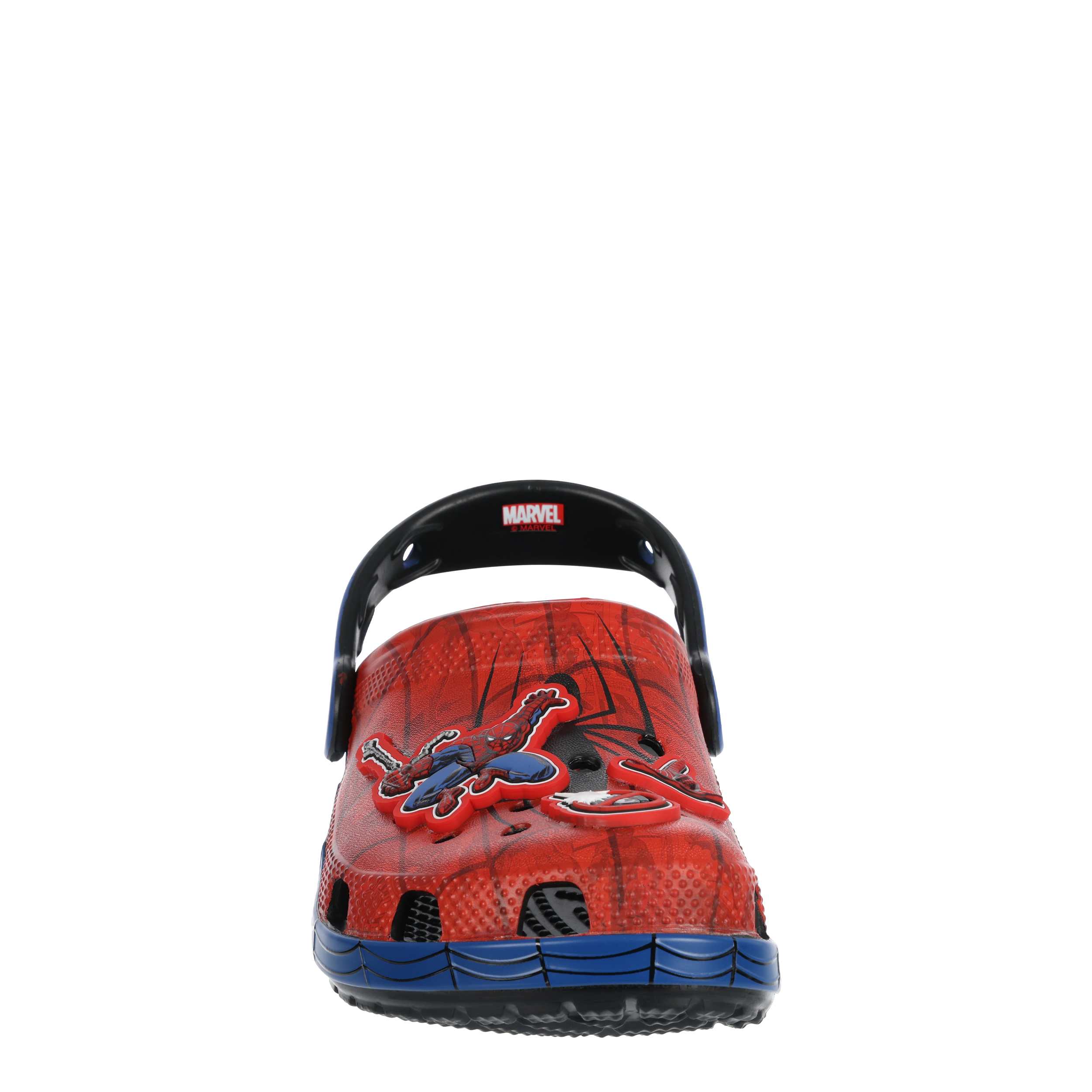 CROCS BOYS LITTLE-BIG KID SPIDERMAN WEB CLASSIC CLOG - BLUE