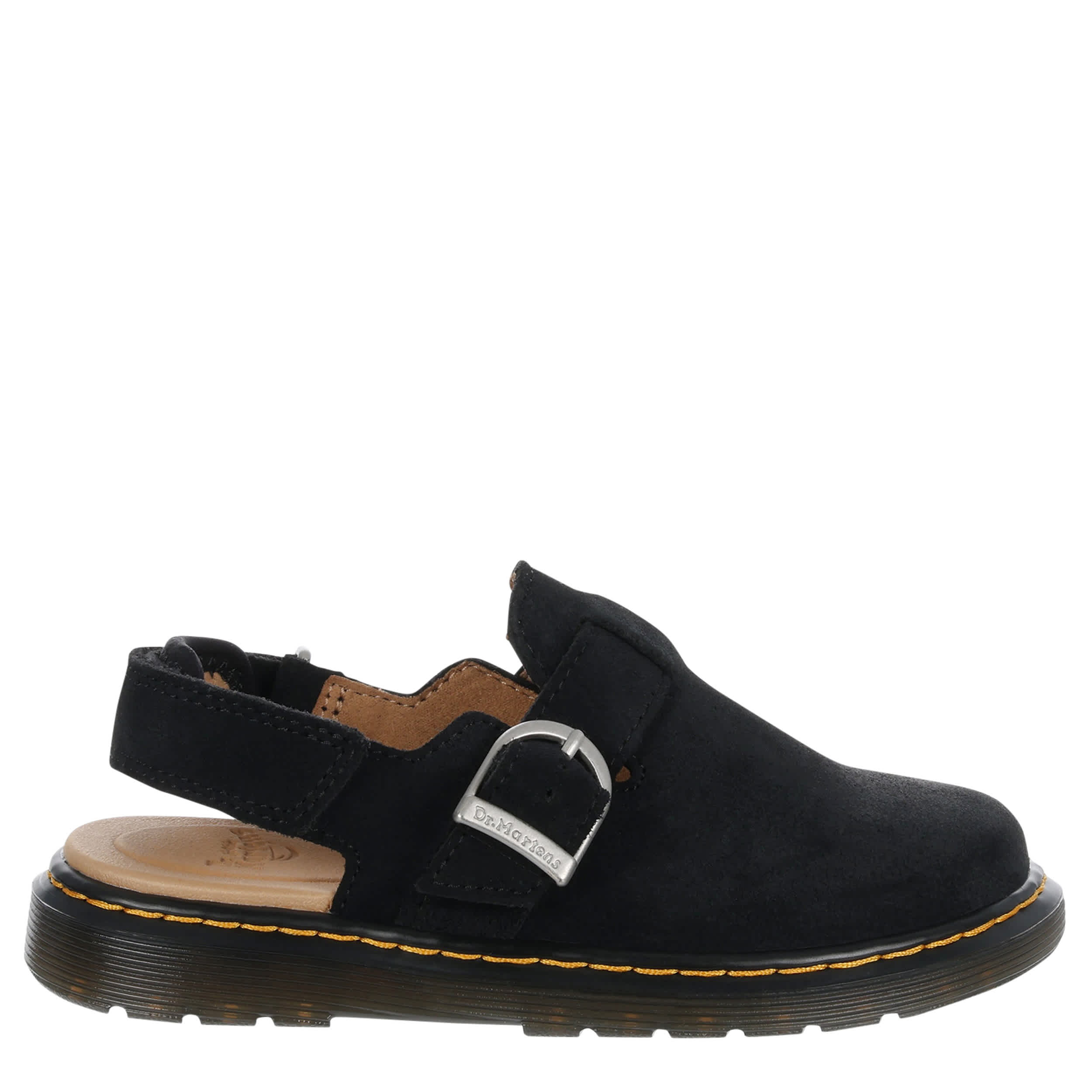 DR.MARTENS GIRLS LITTLE-BIG KID JORGIE J CLOG - BLACK