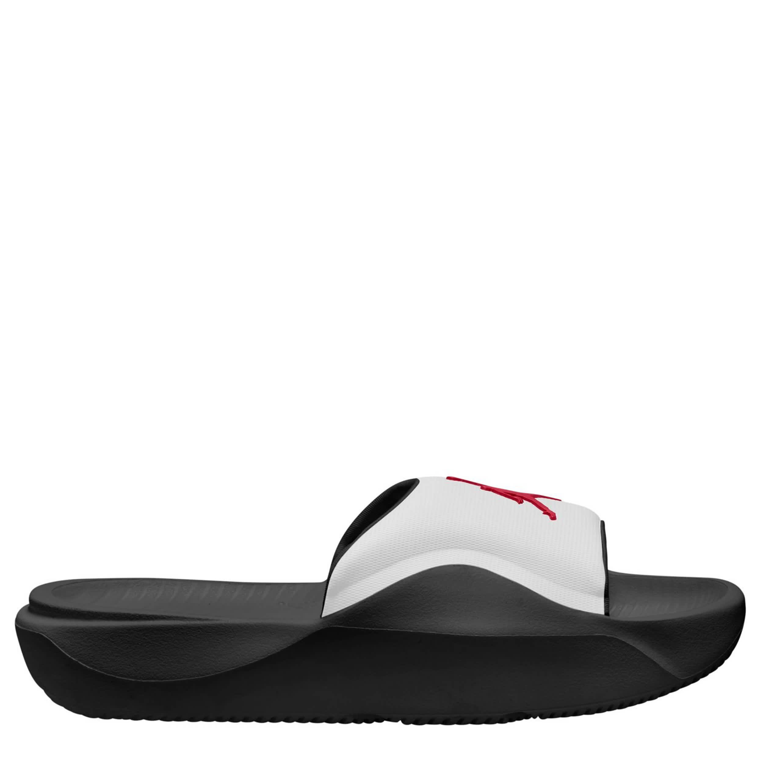 JORDAN-BOYS BIG KID FRANCHISE SLIDE SANDAL-WHITE & RED