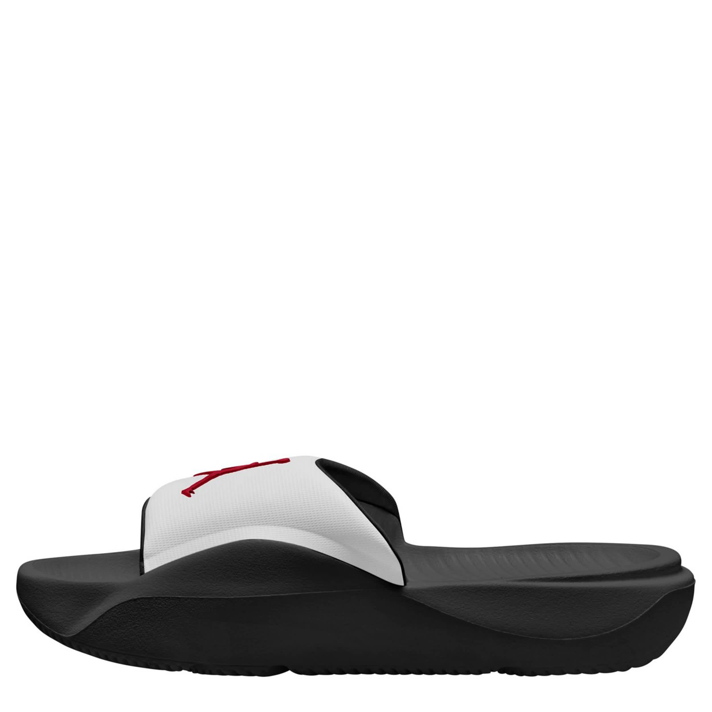 JORDAN-BOYS BIG KID FRANCHISE SLIDE SANDAL-WHITE & RED