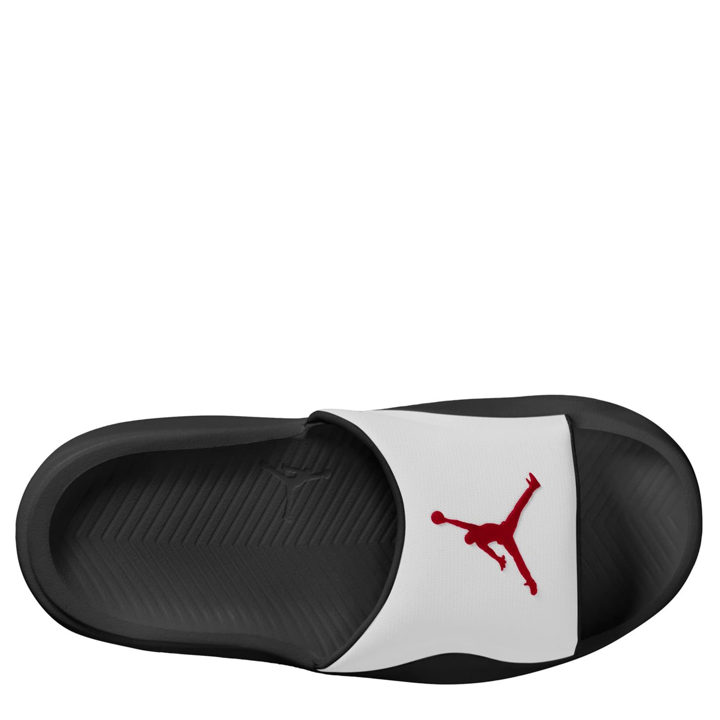 JORDAN-BOYS BIG KID FRANCHISE SLIDE SANDAL-WHITE & RED
