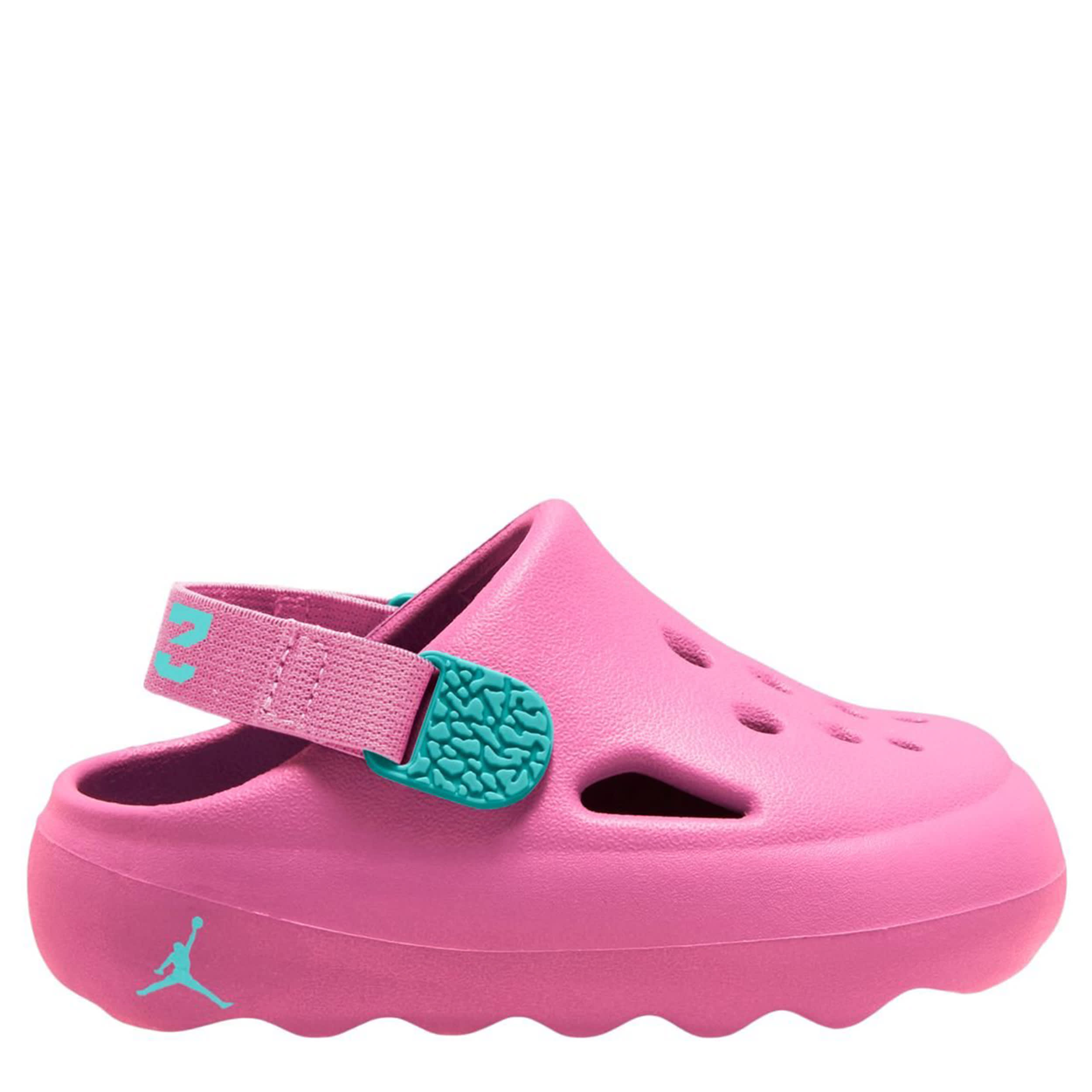JORDAN-GIRLS LITTLE KID HYDRIP SANDAL-PINK & TURQUOISE