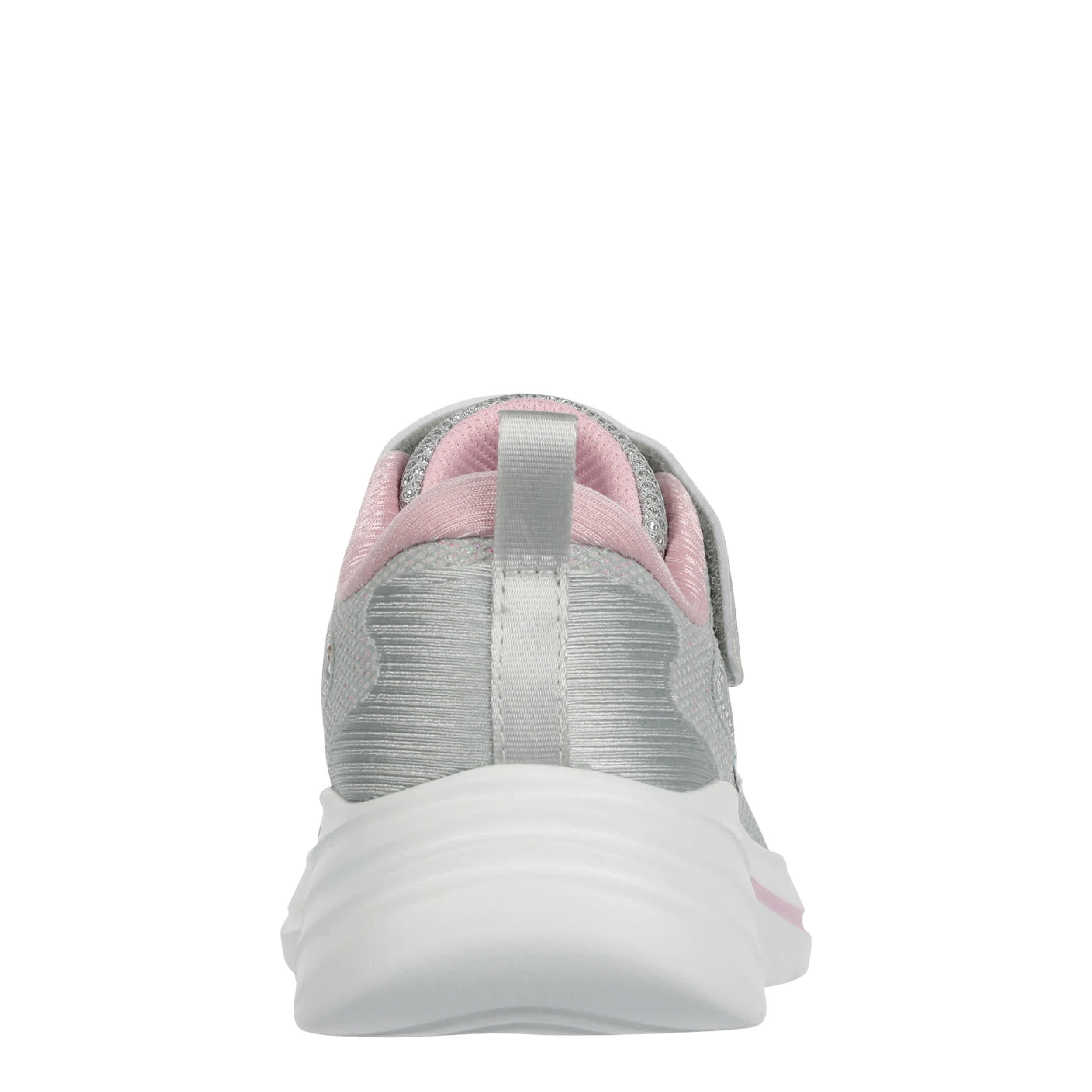 SKECHERS-GIRLS LITTLE-BIG KID WAVE 92 SNEAKER-PALE GREY & PALE PINK