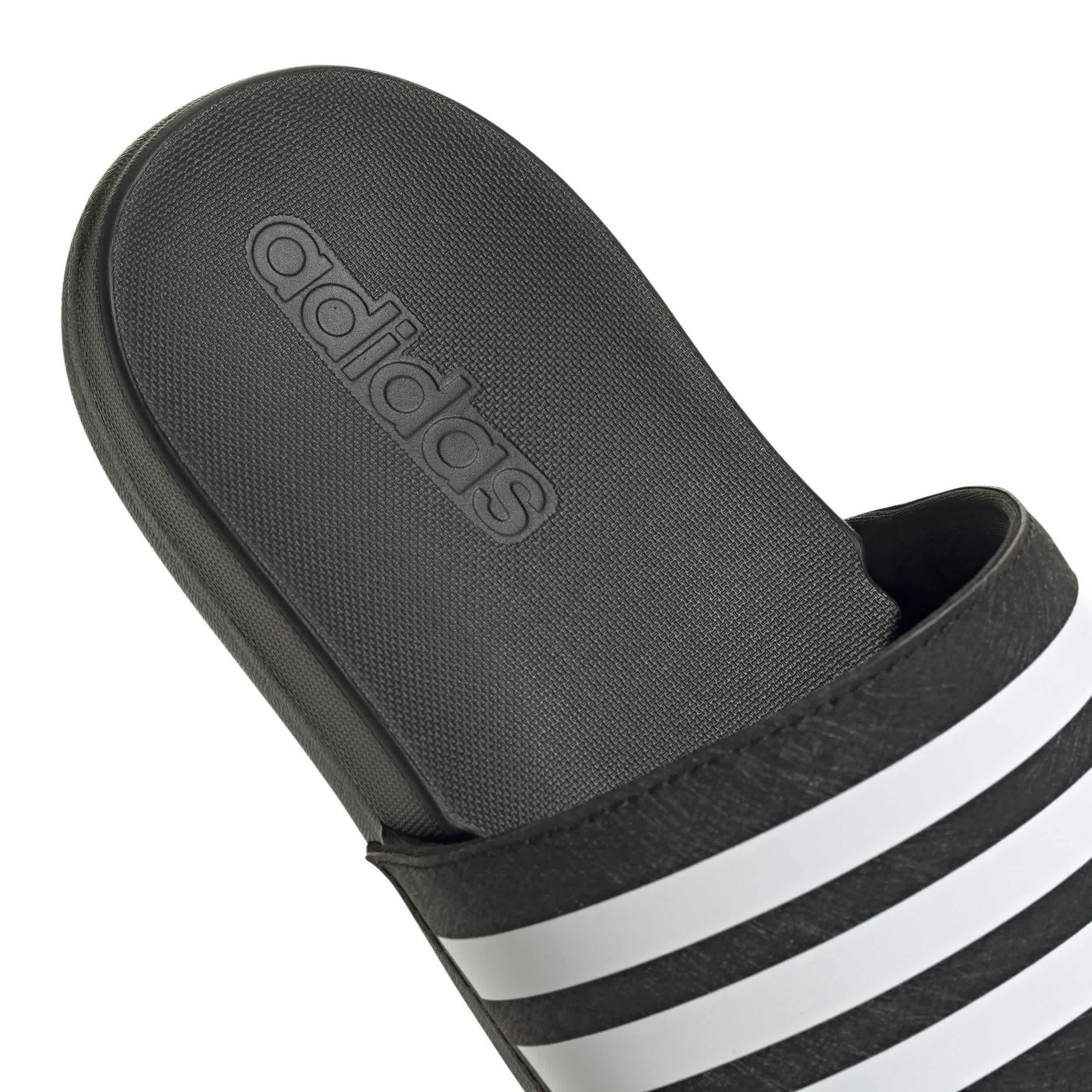 ADIDAS-BOYS ADILETTE COMFORT SLIDE SANDAL-BLACK & WHITE