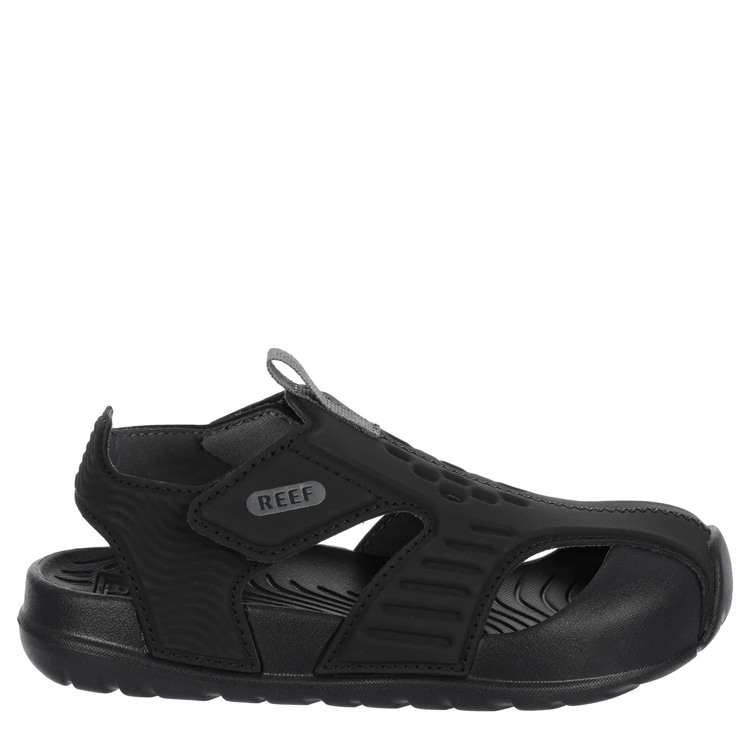 REEF-BOYS TODDLER-LITTLE KID  SURF SPRAY SANDAL-BLACK & 