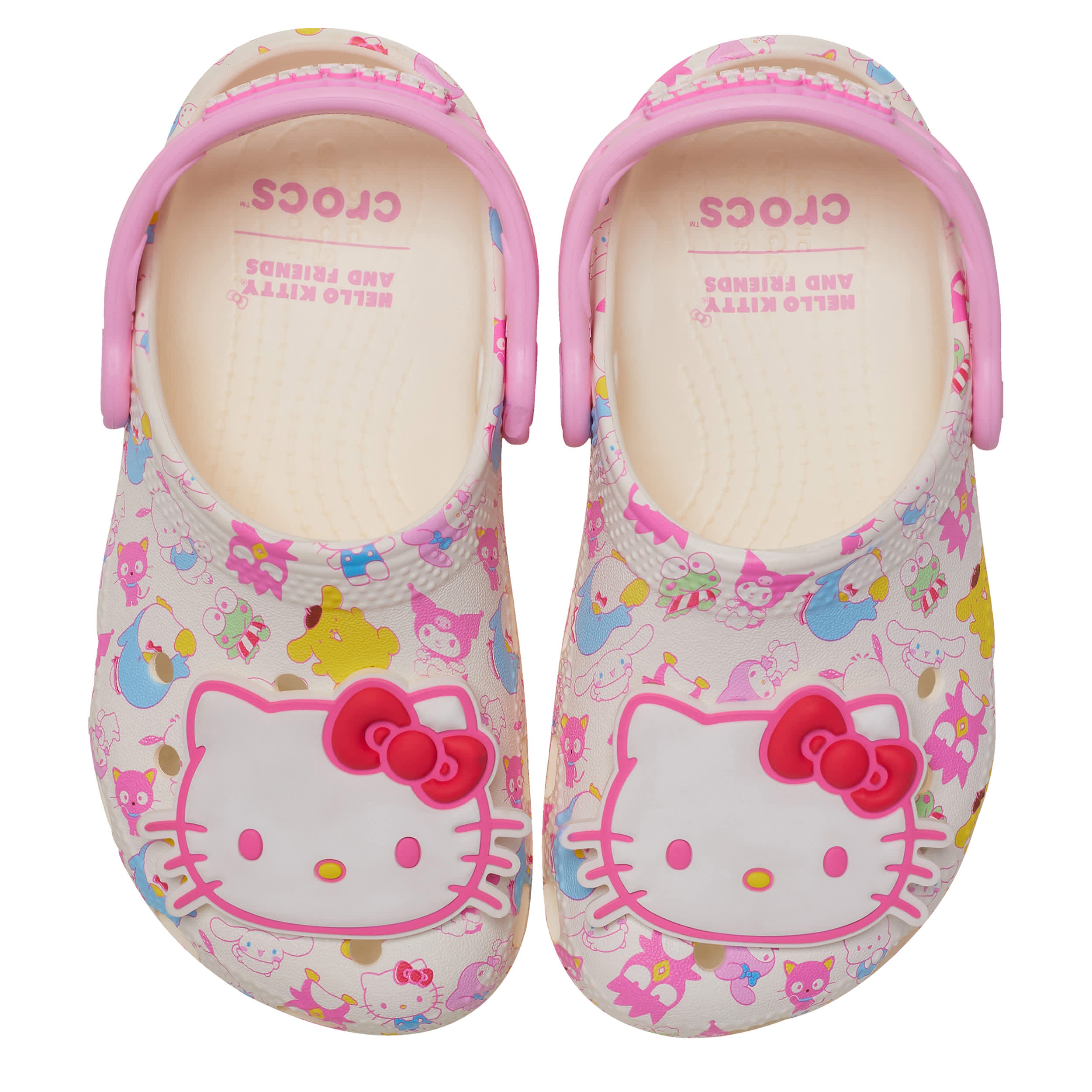 CROCS-GIRLS TODDLER CLASSIC HELLO KITTY CLOG-MULTICOLOR & MULTICOLOR