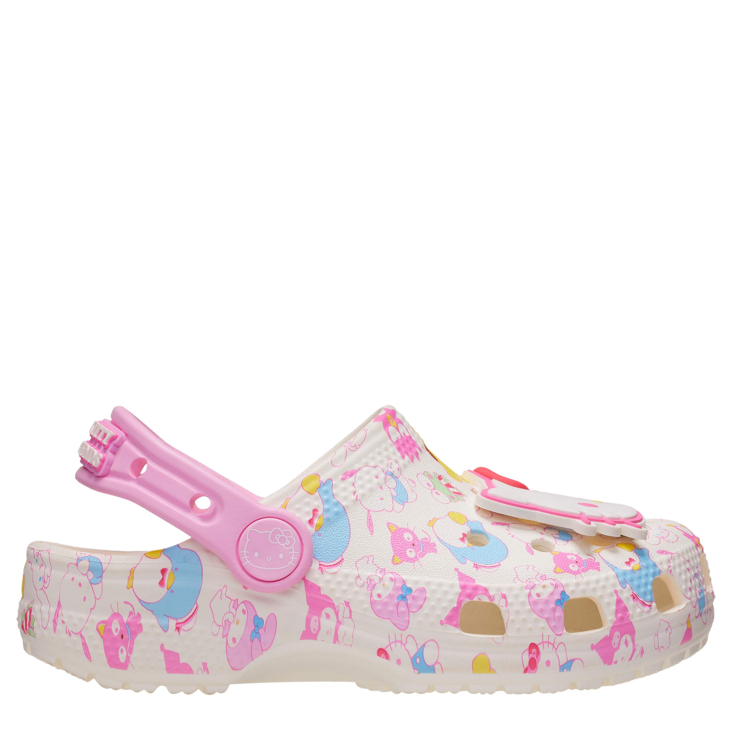 CROCS-GIRLS TODDLER CLASSIC HELLO KITTY CLOG-MULTICOLOR & MULTICOLOR