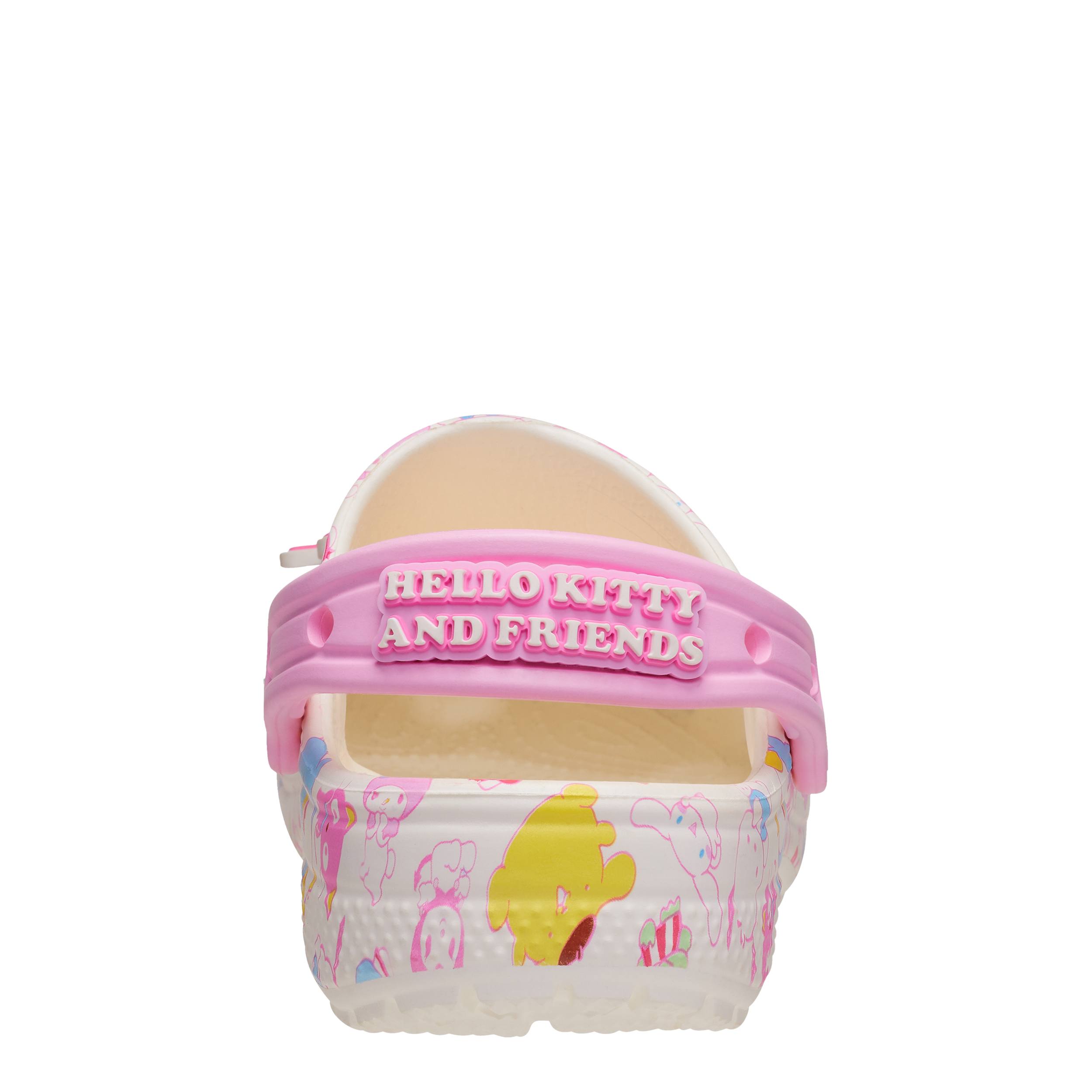 CROCS-GIRLS TODDLER CLASSIC HELLO KITTY CLOG-MULTICOLOR & MULTICOLOR