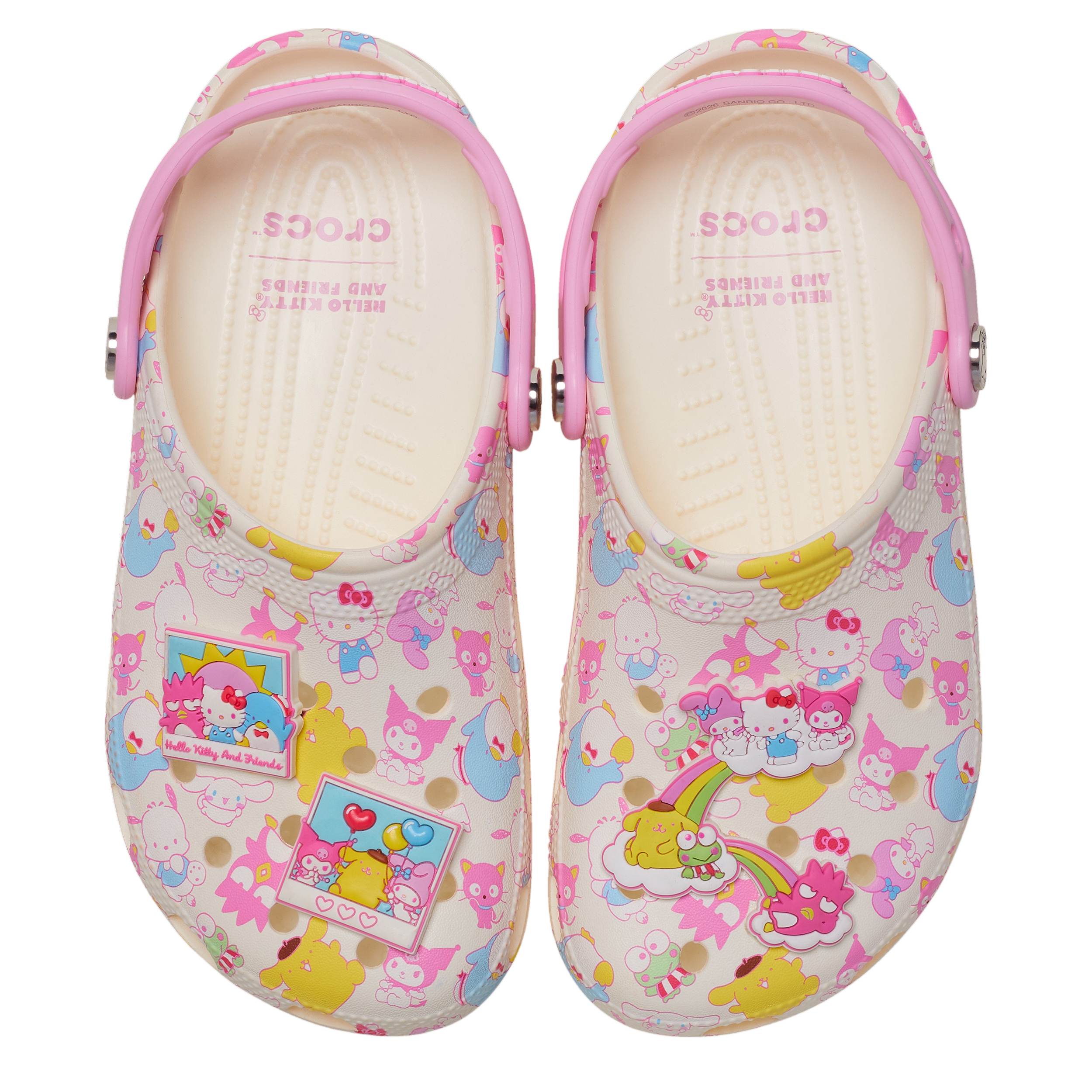 CROCS-GIRLS LITTLE-BIG KID HELLO KITTY CLASSIC CLOG-MULTICOLOR & MULTICOLOR