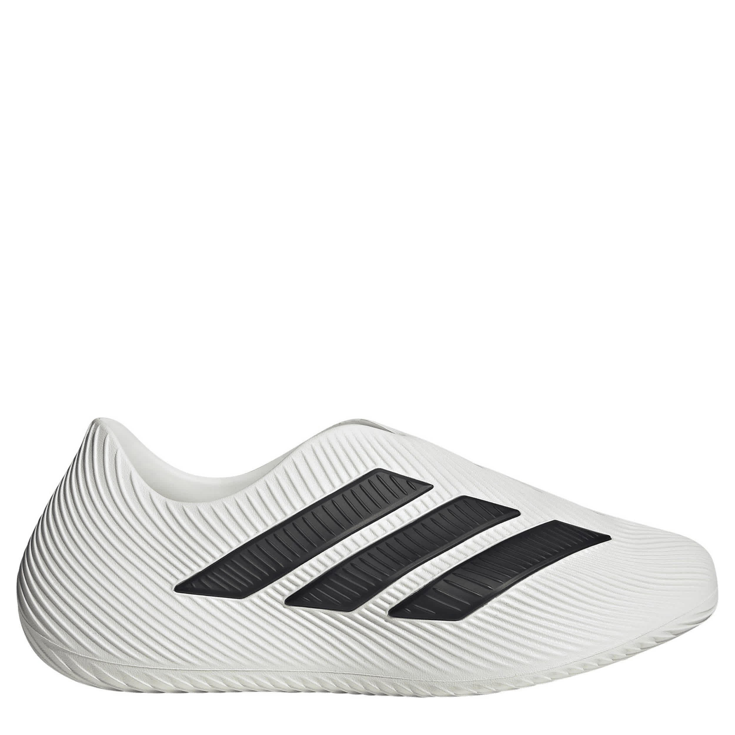 ADIDAS-BOYS LITTLE-BIG KID PURE CHILL SLIP ON-WHITE & BLACK