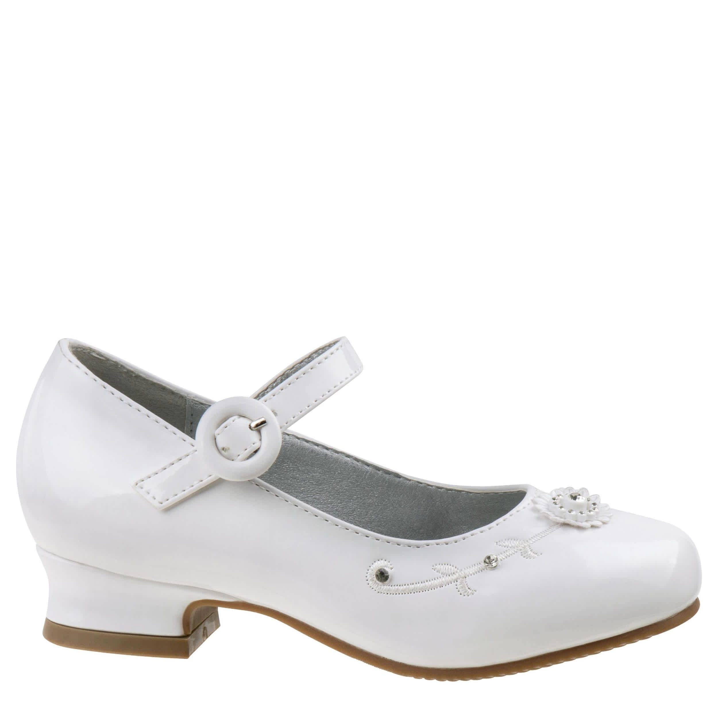 JOSMO-GIRLS LITTLE-BIG KID DRESS SHOE-WHITE & 