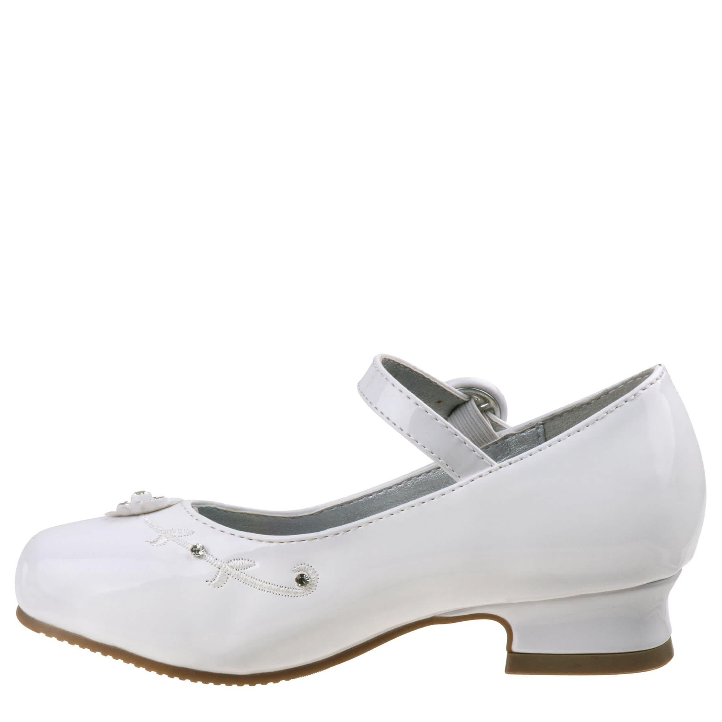 JOSMO-GIRLS LITTLE-BIG KID DRESS SHOE-WHITE & 