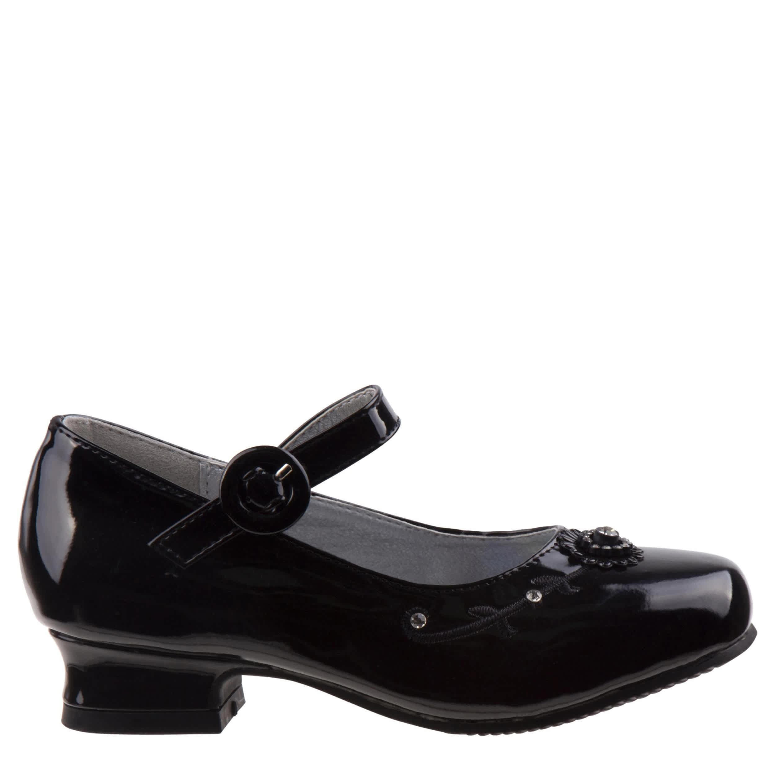 JOSMO-GIRLS LITTLE-BIG KID DRESS SHOE-BLACK & 