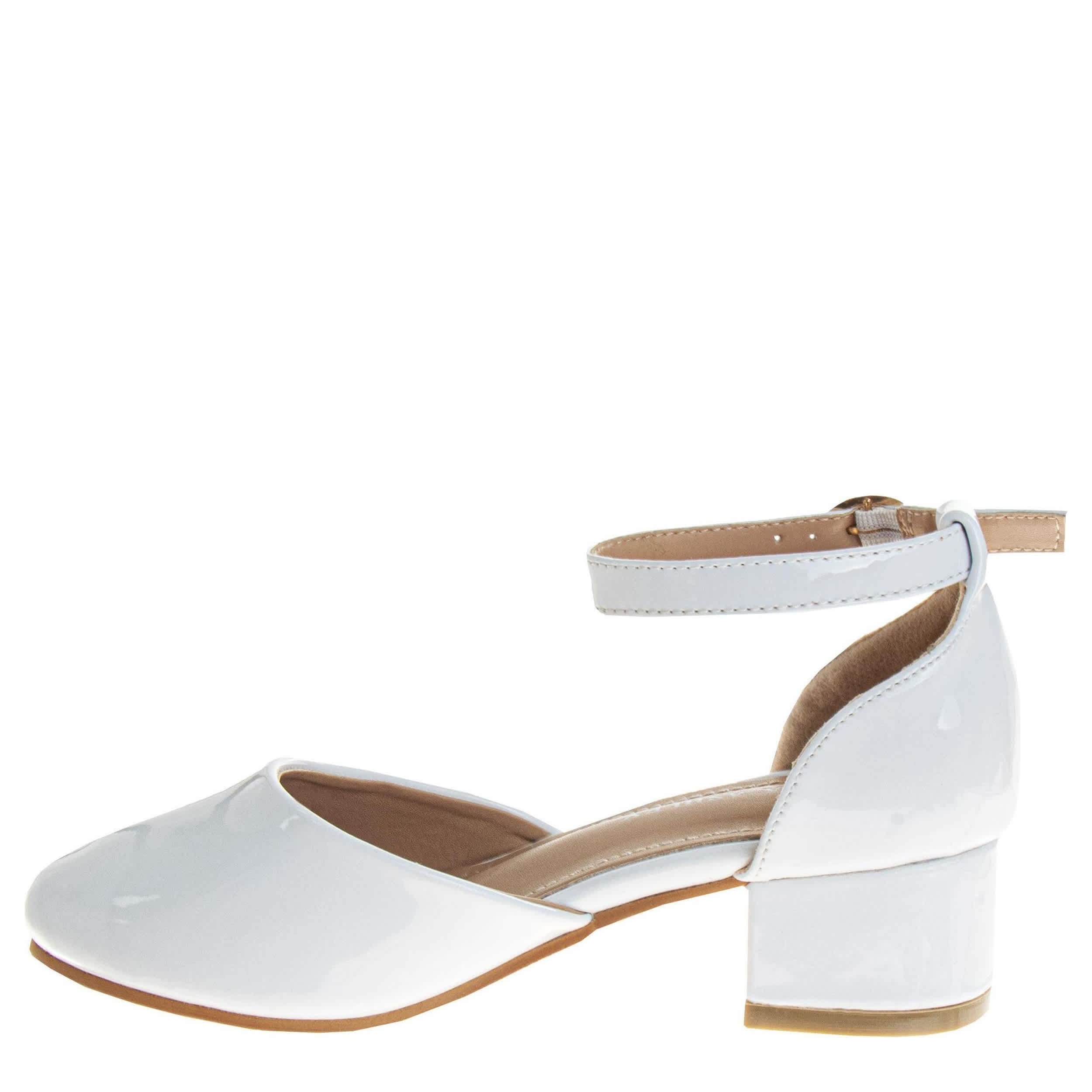 LAURA ASHLEY-GIRLS LITTLE-BIG KID DRESS SHOE-WHITE & 