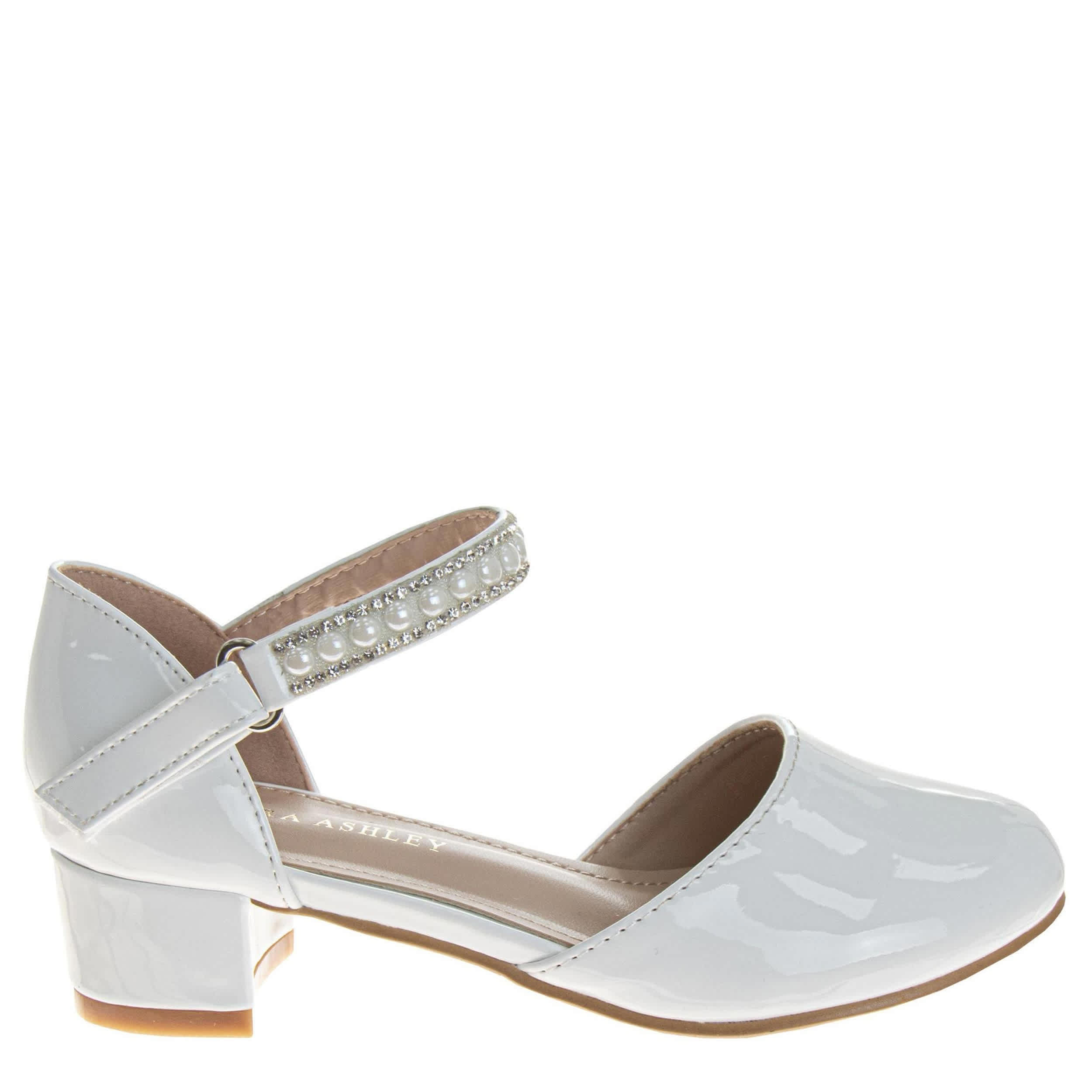 LAURA ASHLEY-GIRLS LITTLE-BIG KID DRESS SHOE-WHITE & 