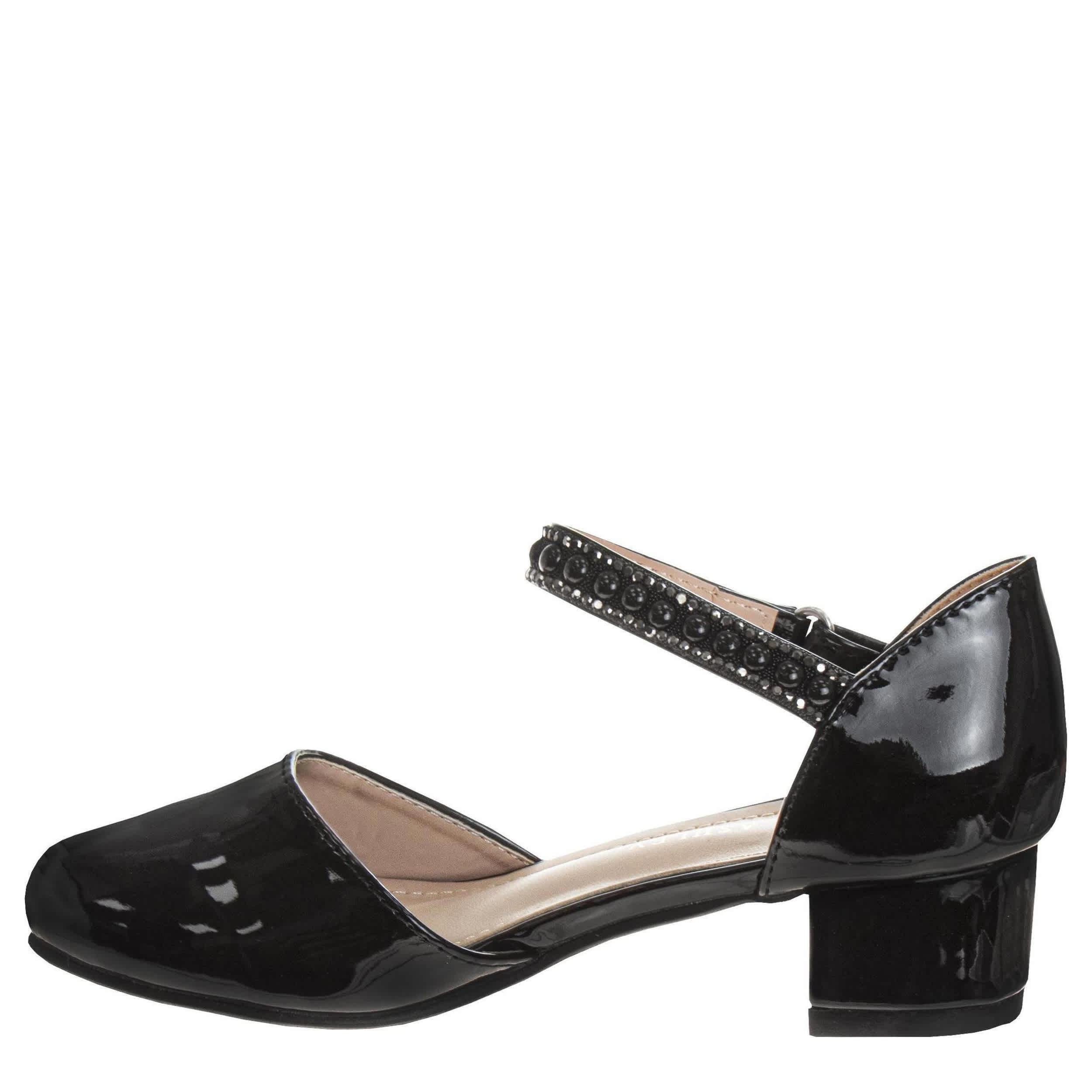 LAURA ASHLEY-GIRLS LITTLE-BIG KID DRESS SHOE-BLACK & 
