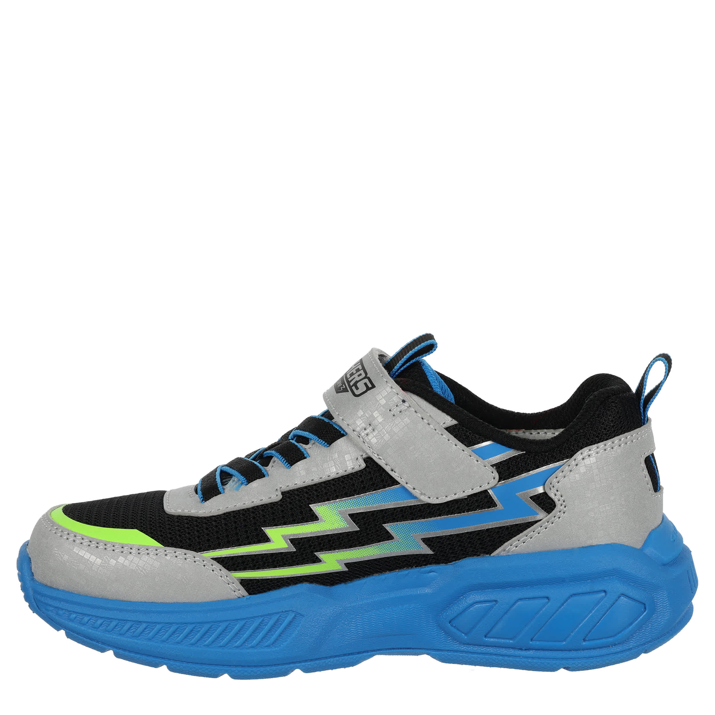 SKECHERS-BOYS LITTLE-BIG KID LIGHT STORM 3 LIGHT UP SNEAKER-BLUE & BLACK
