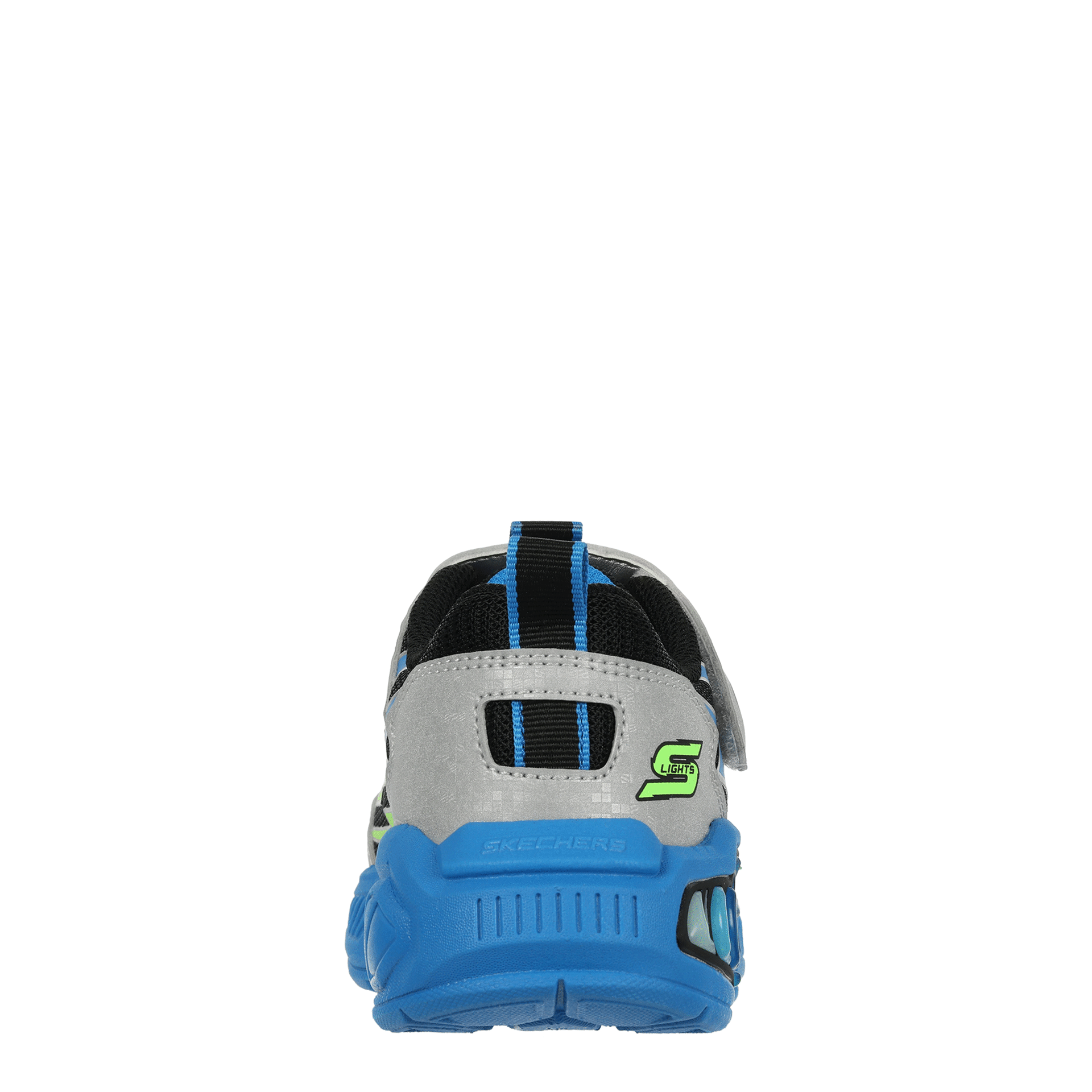 SKECHERS-BOYS LITTLE-BIG KID LIGHT STORM 3 LIGHT UP SNEAKER-BLUE & BLACK