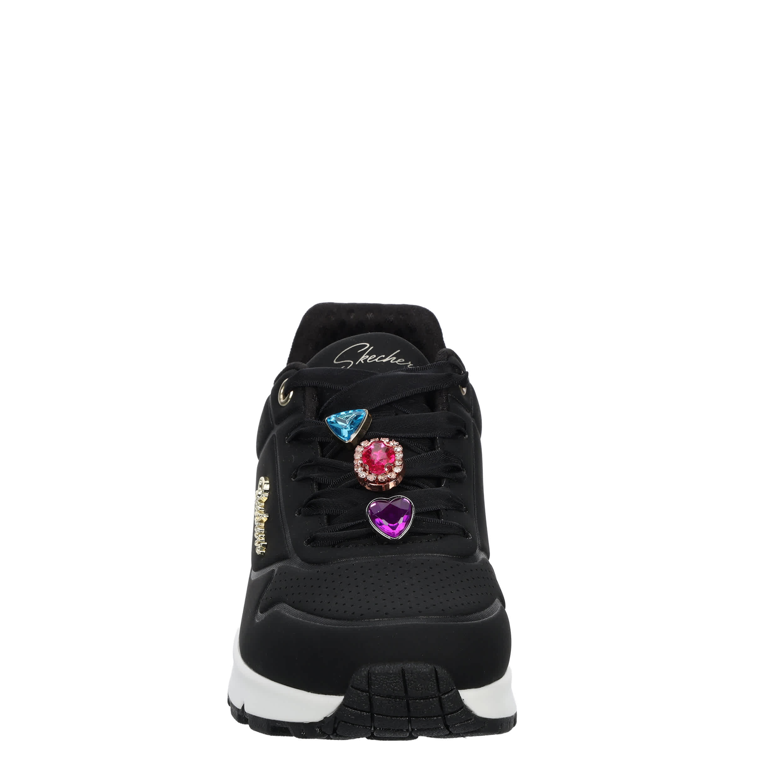 SKECHERS-GIRLS LITTLE-BIG KID UNO GEN 1 SNEAKER-BLACK & 