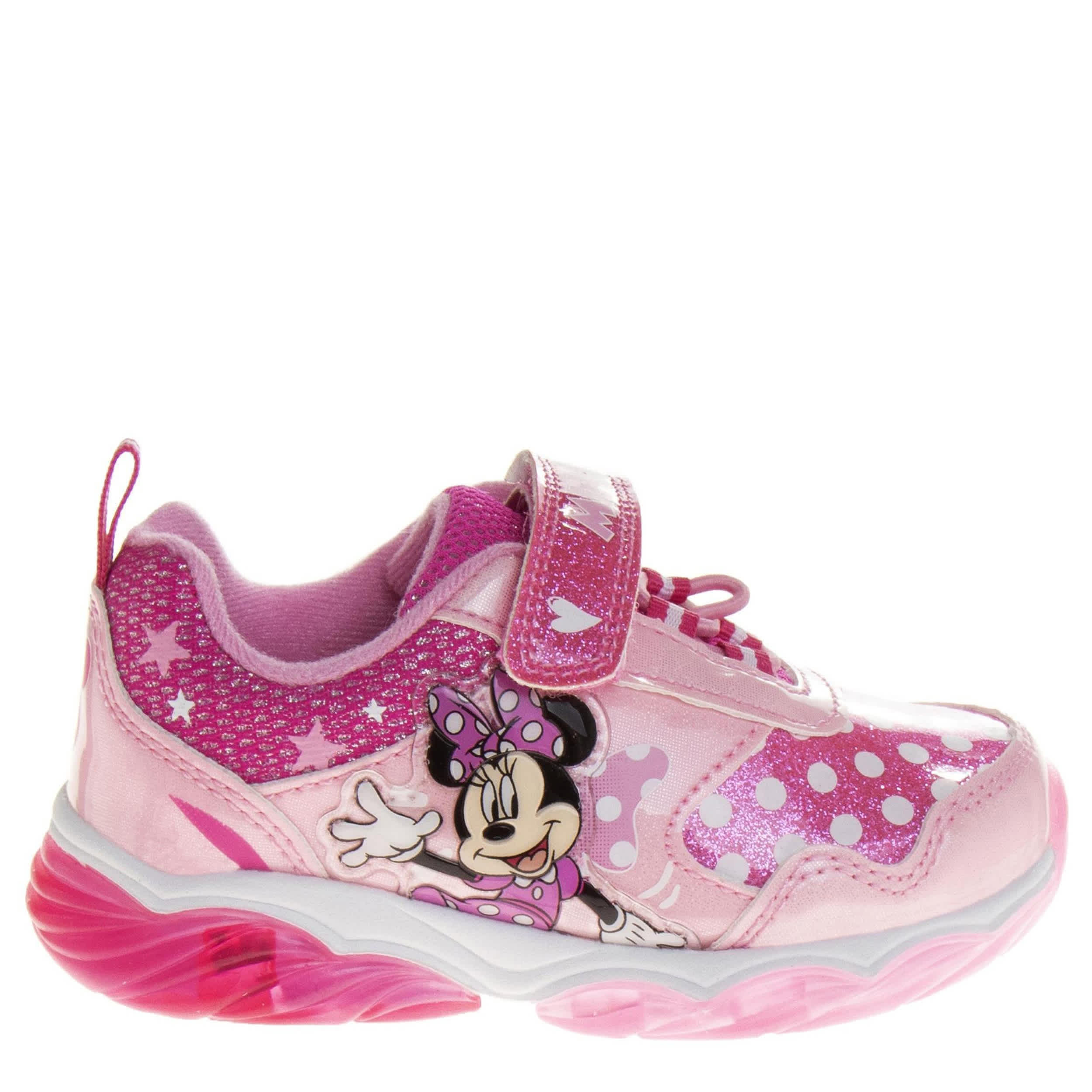 DISNEY-GIRLS TODDLER MINNIE MOUSE SNEAKER-PINK & 