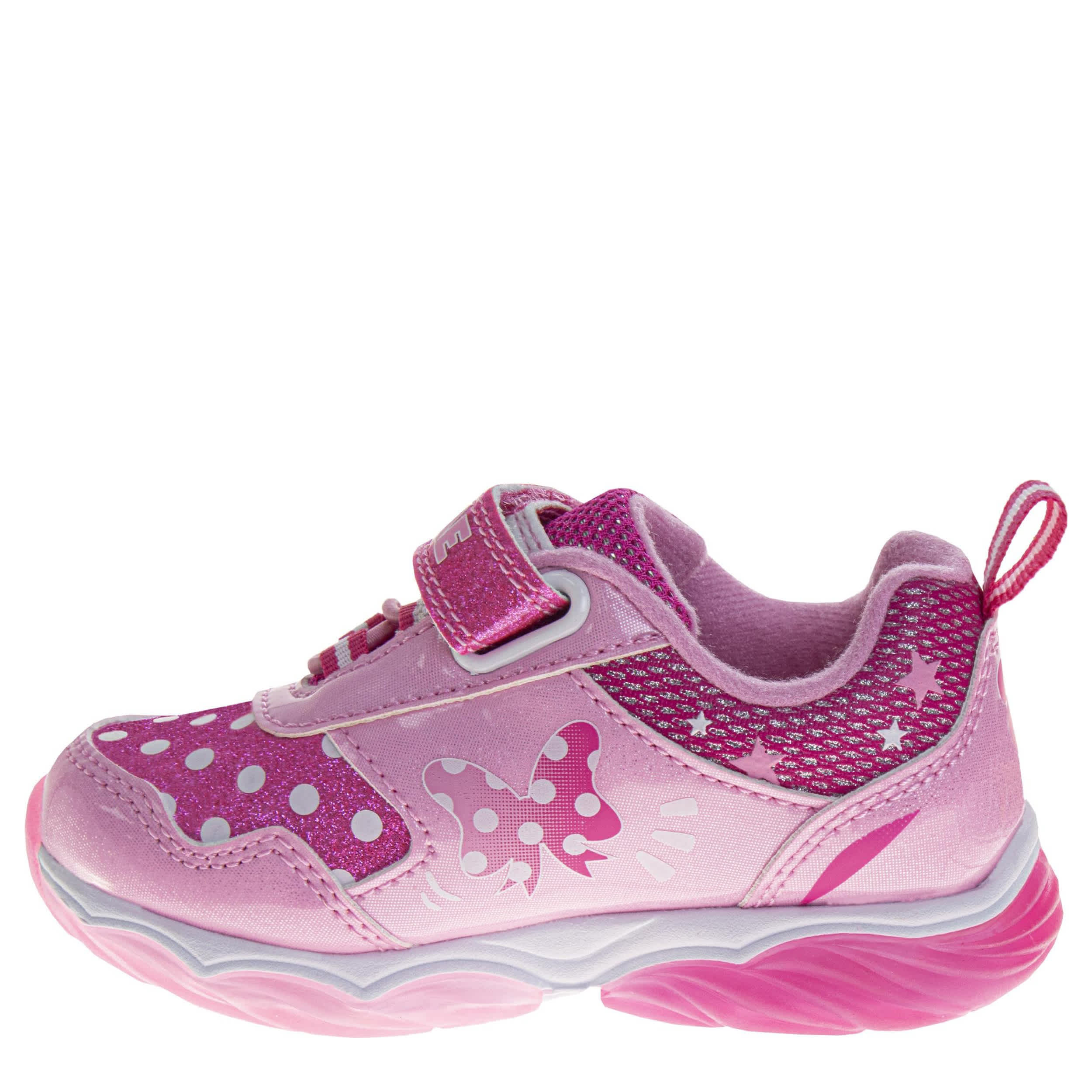 DISNEY-GIRLS TODDLER MINNIE MOUSE SNEAKER-PINK & 