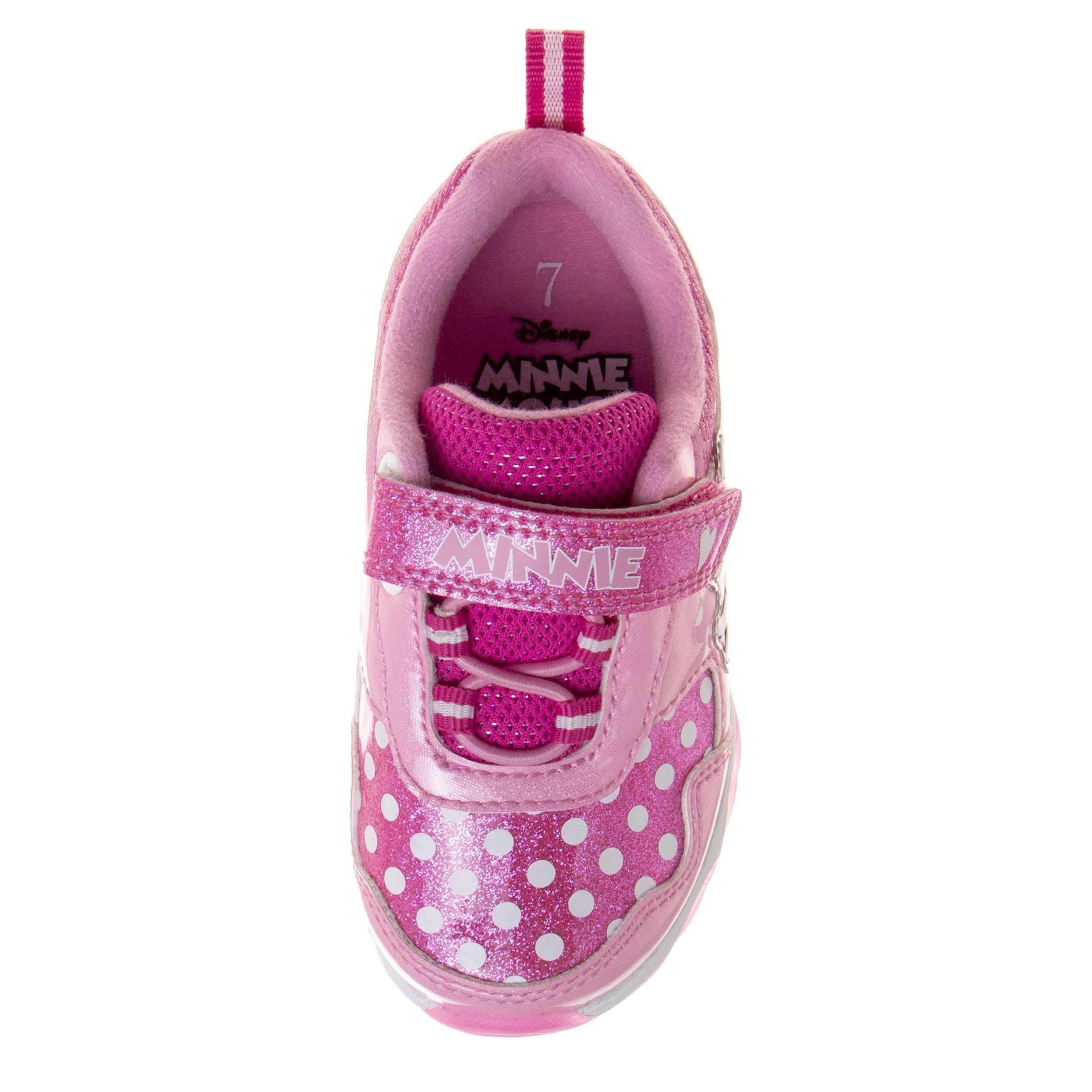 DISNEY-GIRLS TODDLER MINNIE MOUSE SNEAKER-PINK & 