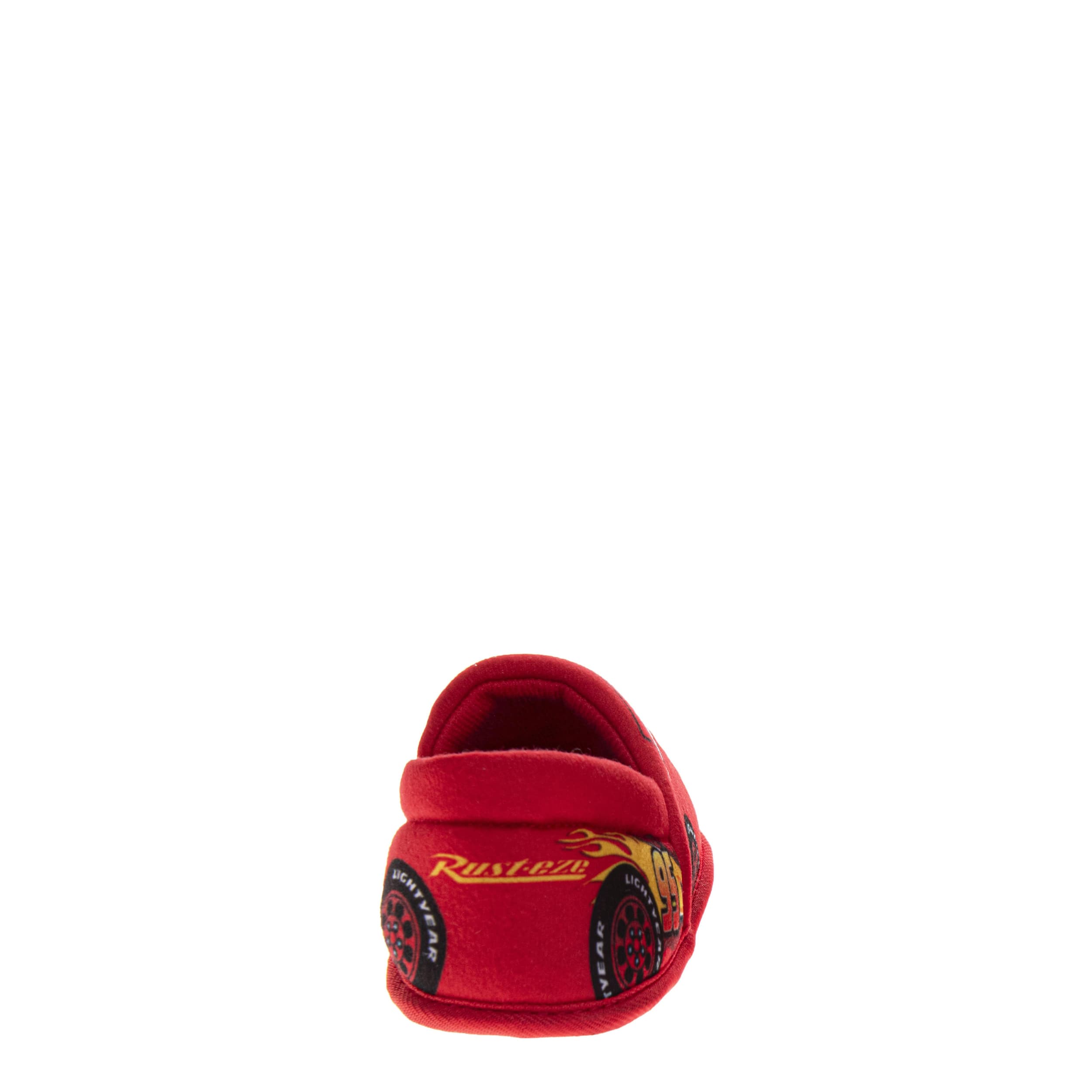 DISNEY-BOYS TODDLER-LITTLE KID CARS SLIPPER-RED & 