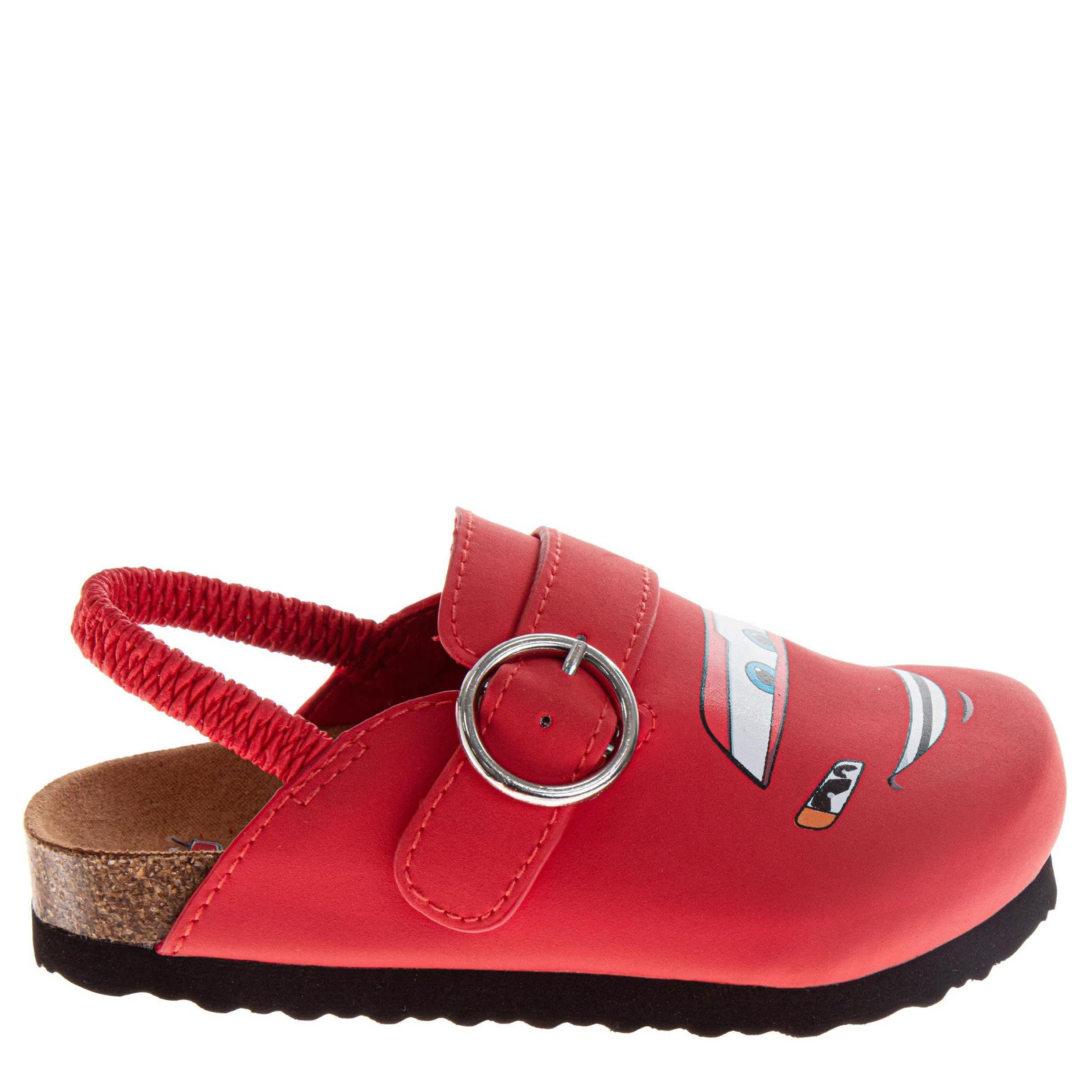 DISNEY-BOYS TODDLER-LITTLE KID CARS CLOG-RED & 