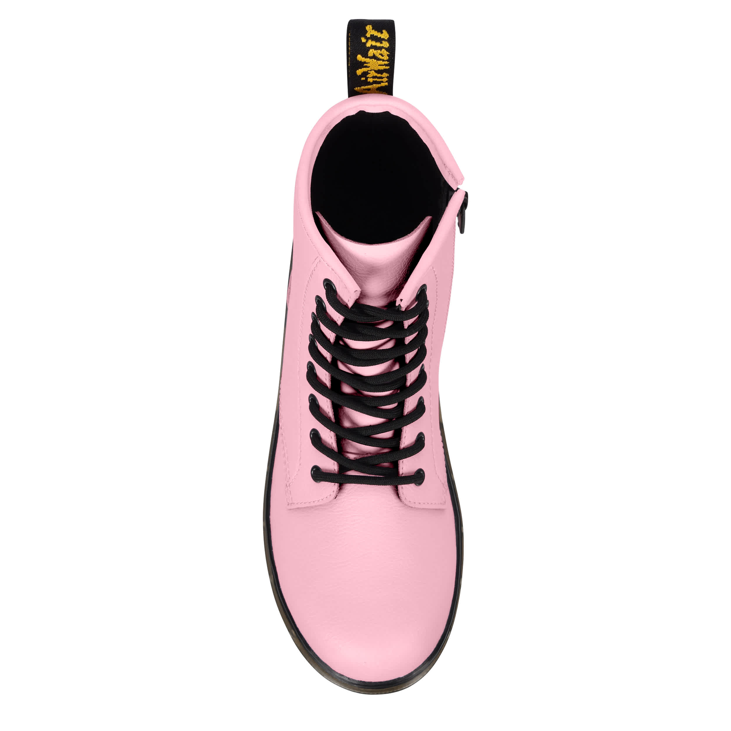 DR.MARTENS-GIRLS LITTLE-BIG KID APRILE 8 EYE BOOT-PALE PINK & 