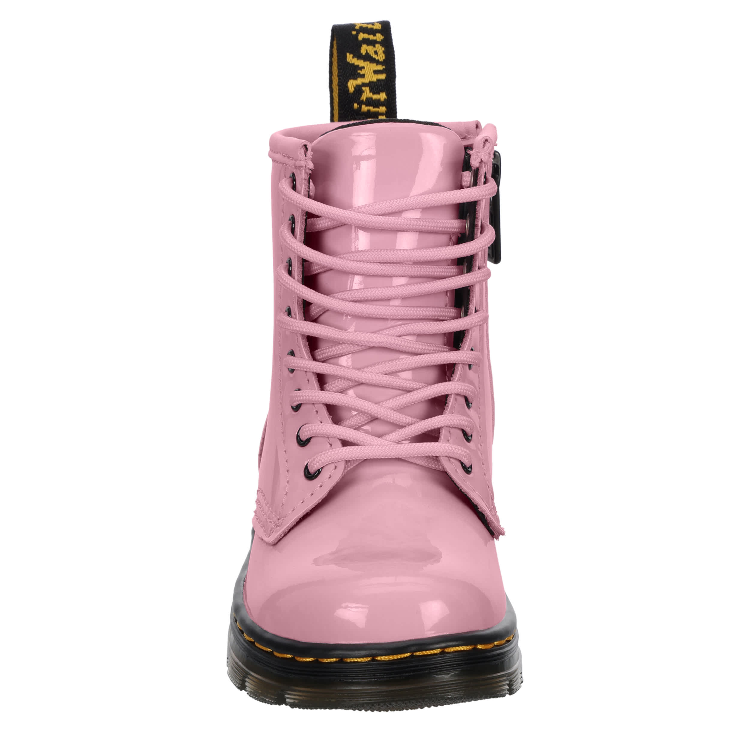 DR.MARTENS-GIRLS TODDLER APRILE 8 EYE BOOT-PALE PINK & 