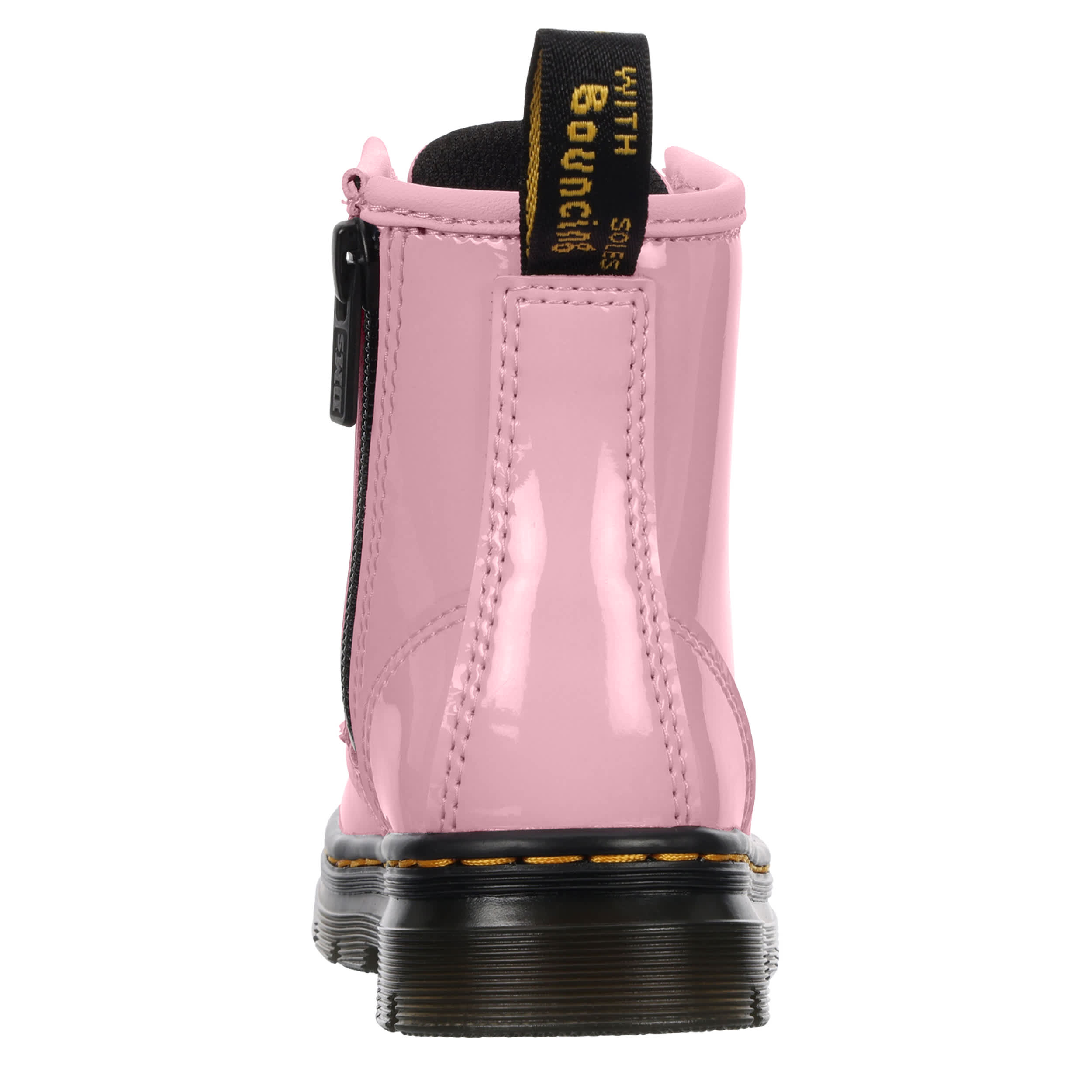 DR.MARTENS-GIRLS TODDLER APRILE 8 EYE BOOT-PALE PINK & 