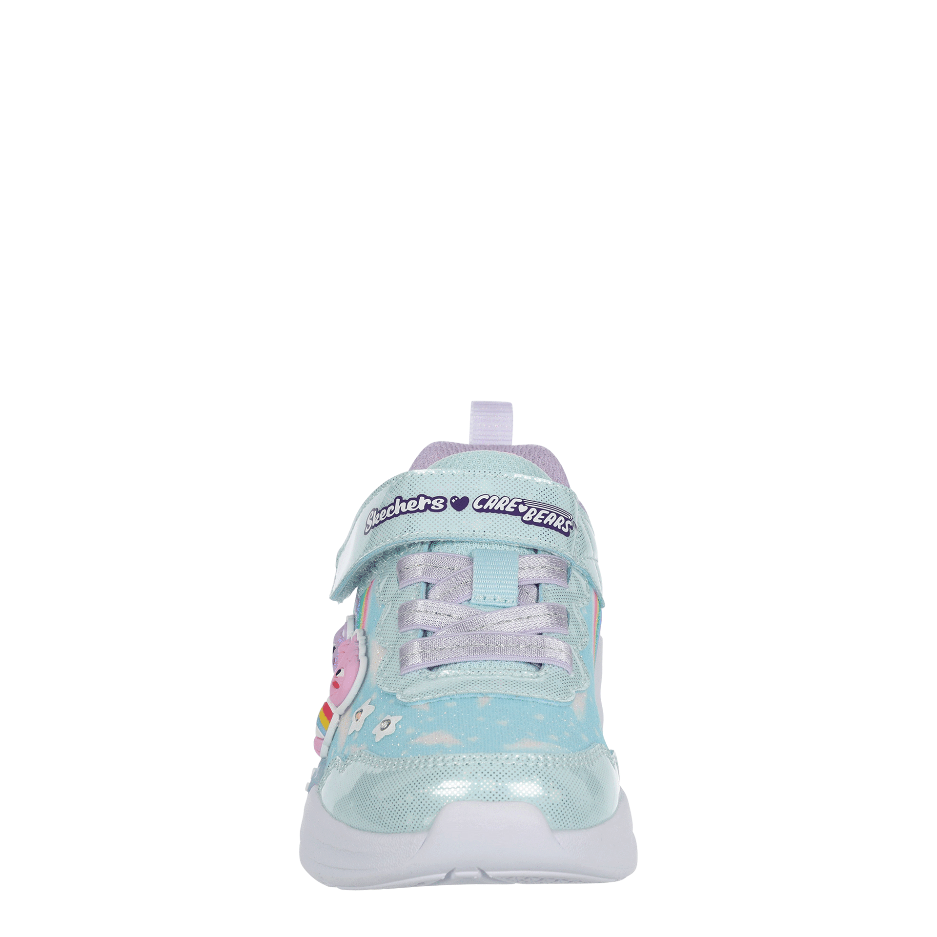 SKECHERS-GIRLS TODDLER LIL SNUGS SNEAKER-BLUE & MULTICOLOR