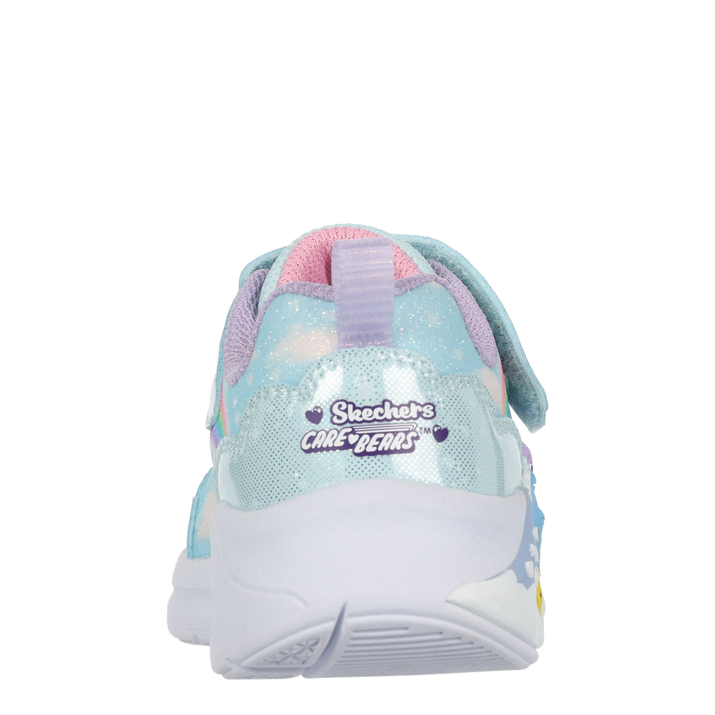SKECHERS-GIRLS TODDLER LIL SNUGS SNEAKER-BLUE & MULTICOLOR
