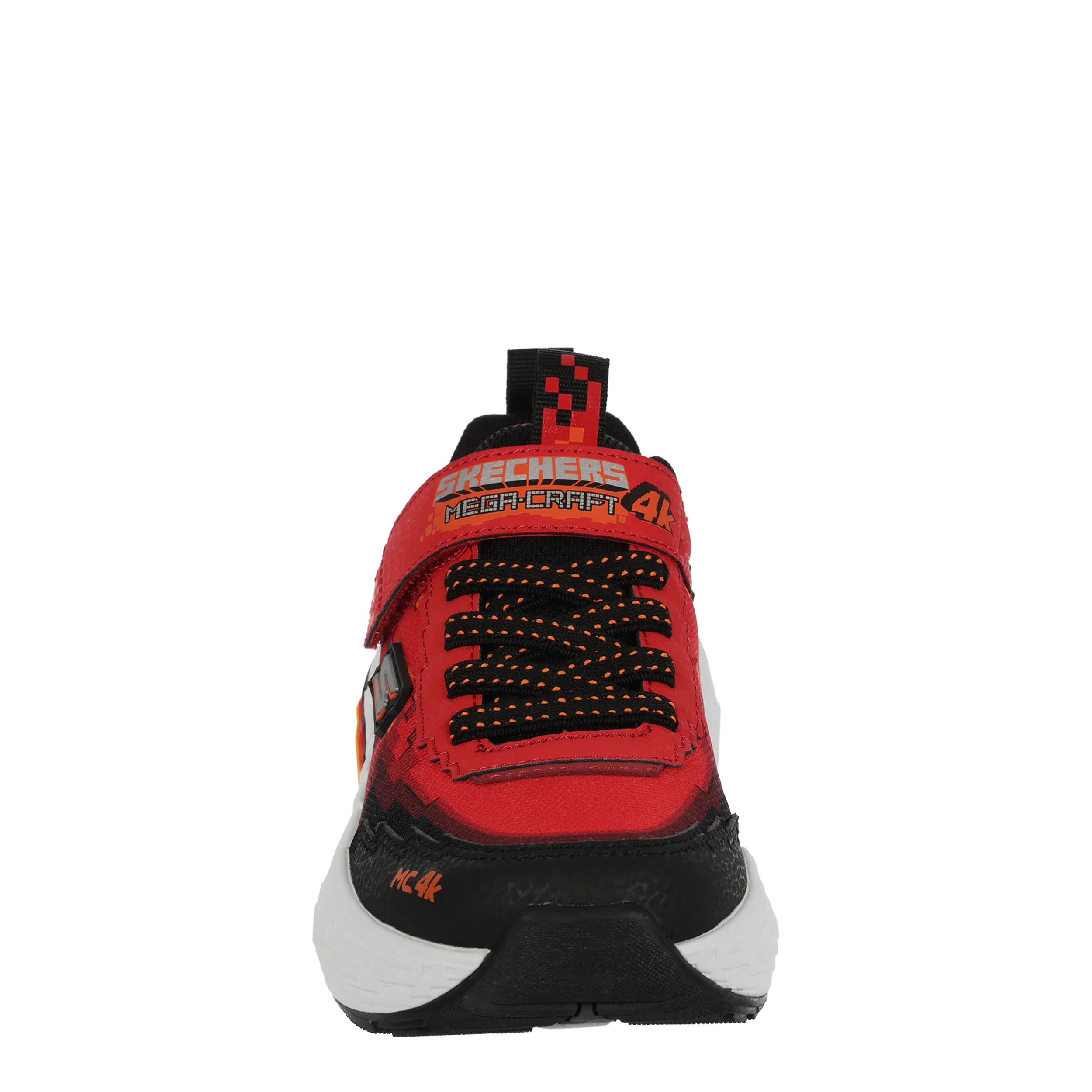 SKECHERS-BOYS LITTLE-BIG KID MEGA-CRAFT 4K SNEAKER-RED & BLACK