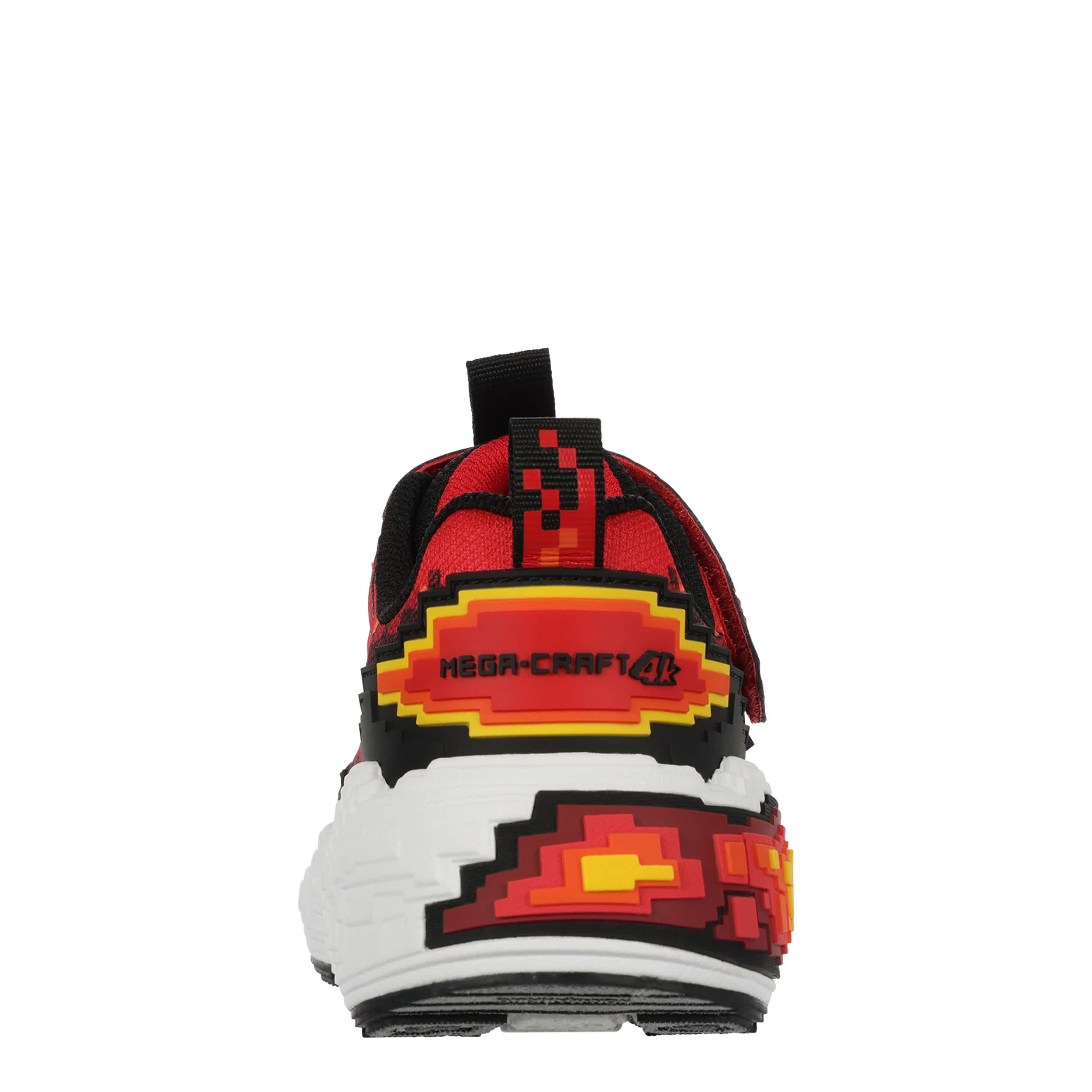 SKECHERS-BOYS LITTLE-BIG KID MEGA-CRAFT 4K SNEAKER-RED & BLACK