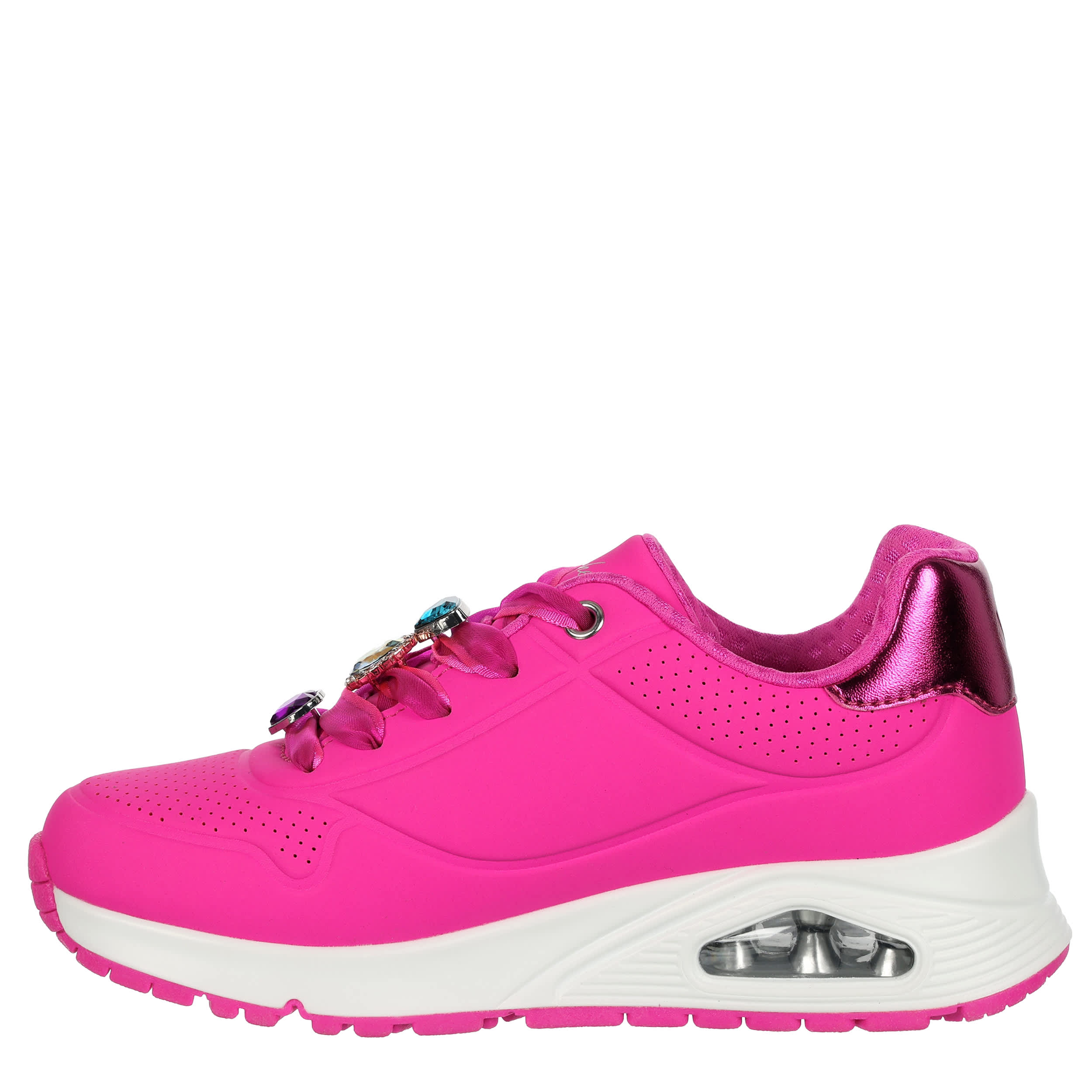 SKECHERS-GIRLS LITTLE-BIG KID UNO GEN 1 SNEAKER-PINK & 