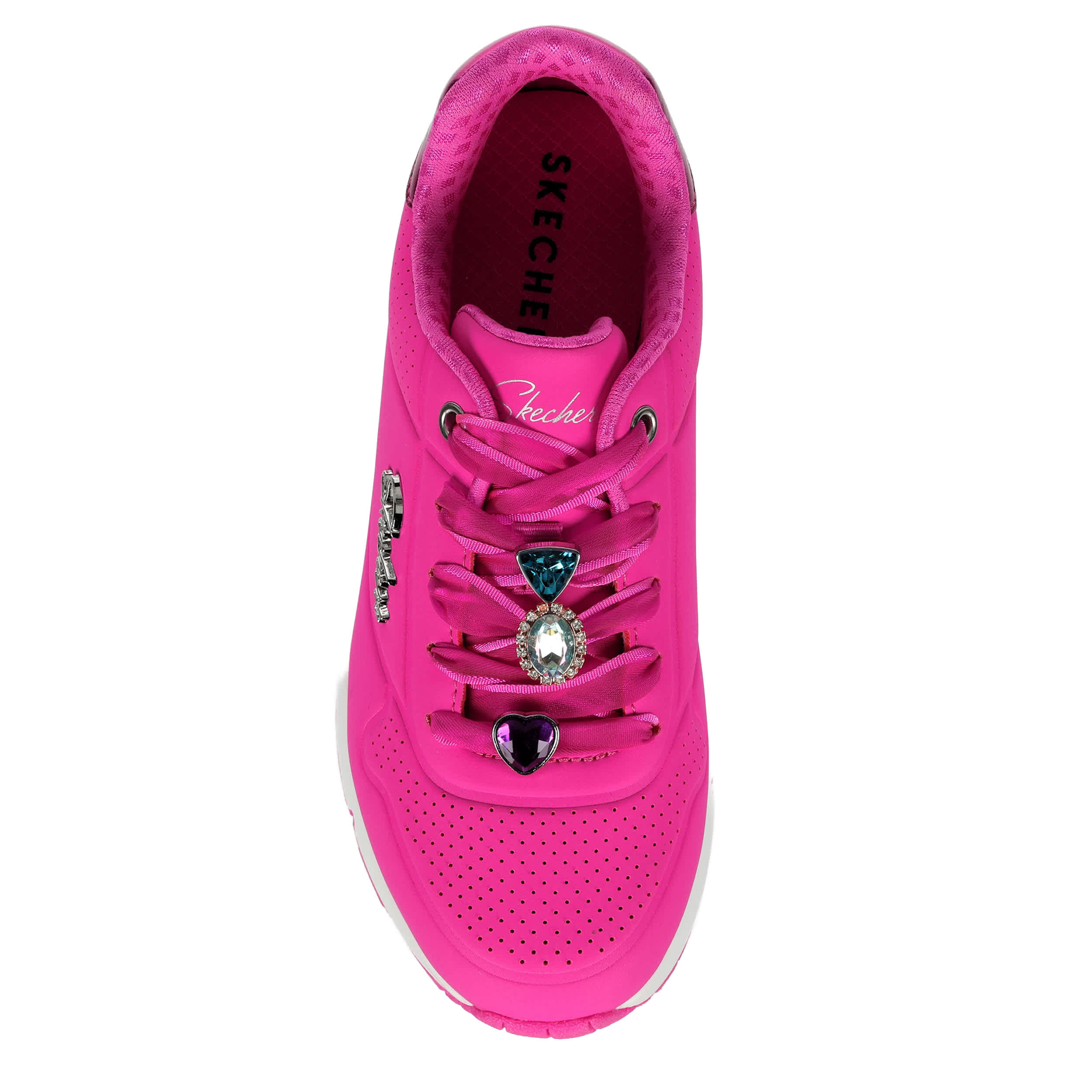SKECHERS-GIRLS LITTLE-BIG KID UNO GEN 1 SNEAKER-PINK & 