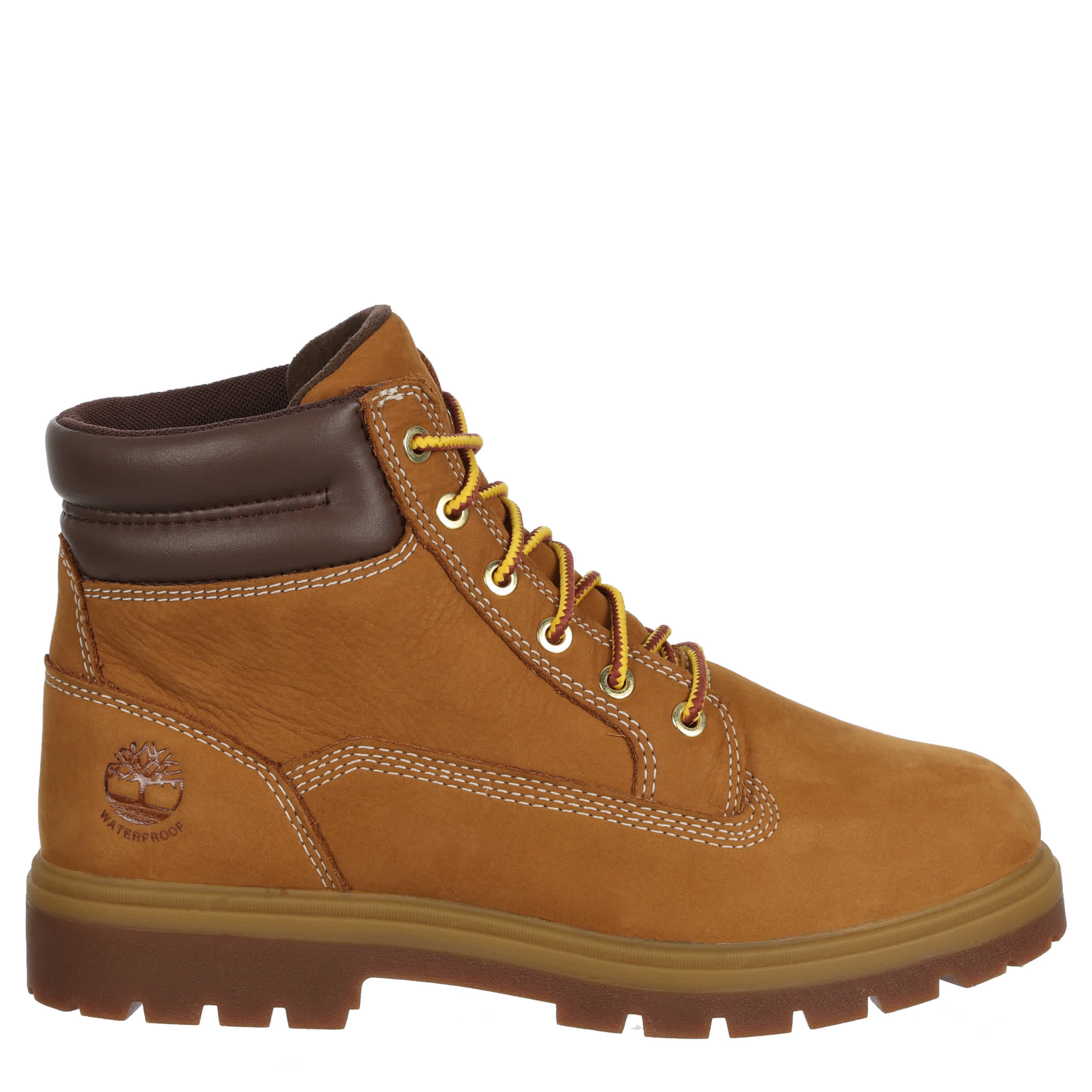 TIMBERLAND-BOYS BIG KID AUBURN FALLS WORK BOOT-WHEAT & WHITE