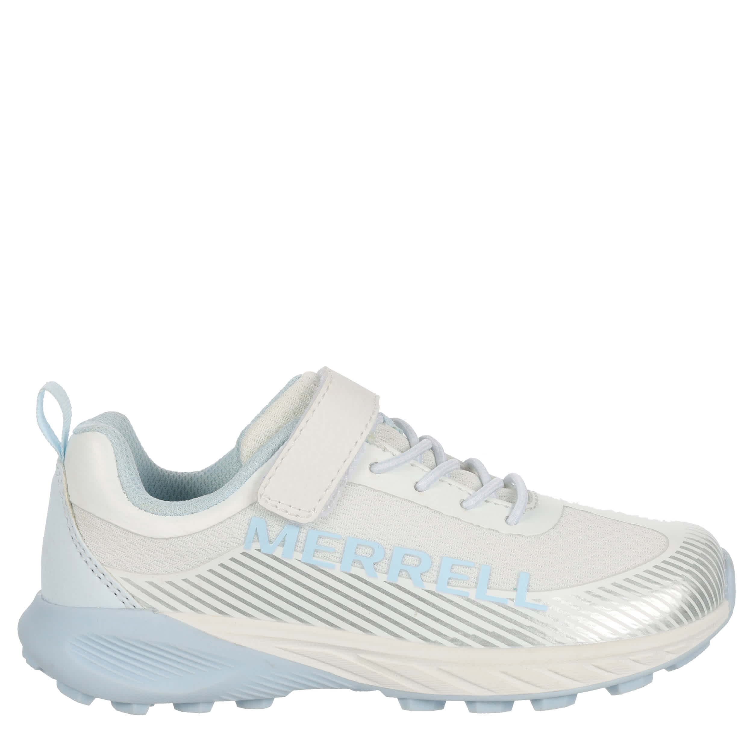 MERRELL-GIRLS LITTLE-BIG KID COPTER PEAK TRAIL SNEAKER-WHITE & PALE BLUE