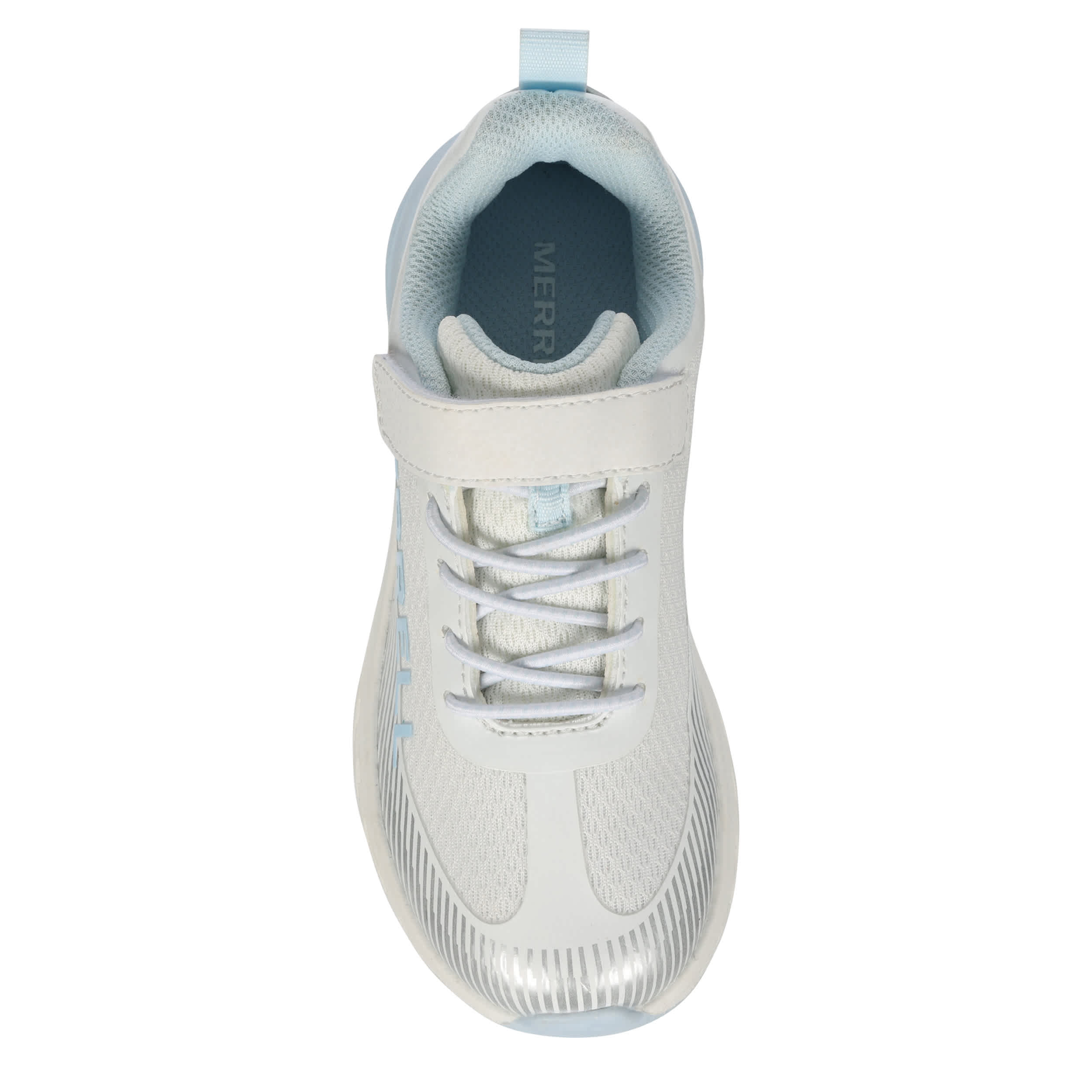 MERRELL-GIRLS LITTLE-BIG KID COPTER PEAK TRAIL SNEAKER-WHITE & PALE BLUE