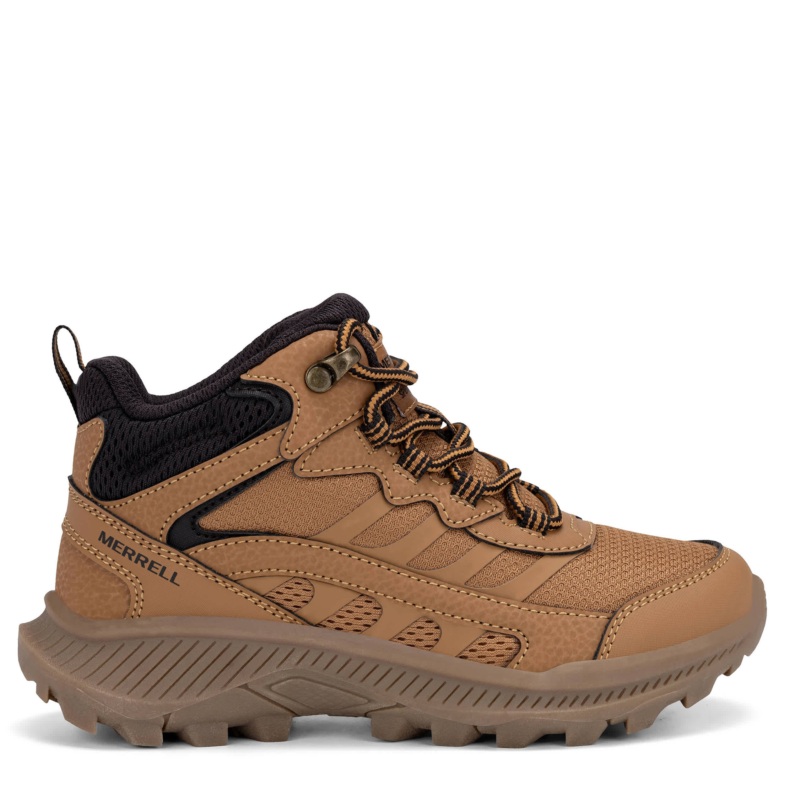MERRELL-BOYS LITTLE-BIG KID SPEED STRIKE 2 MID HIKING BOOT-WHEAT & 