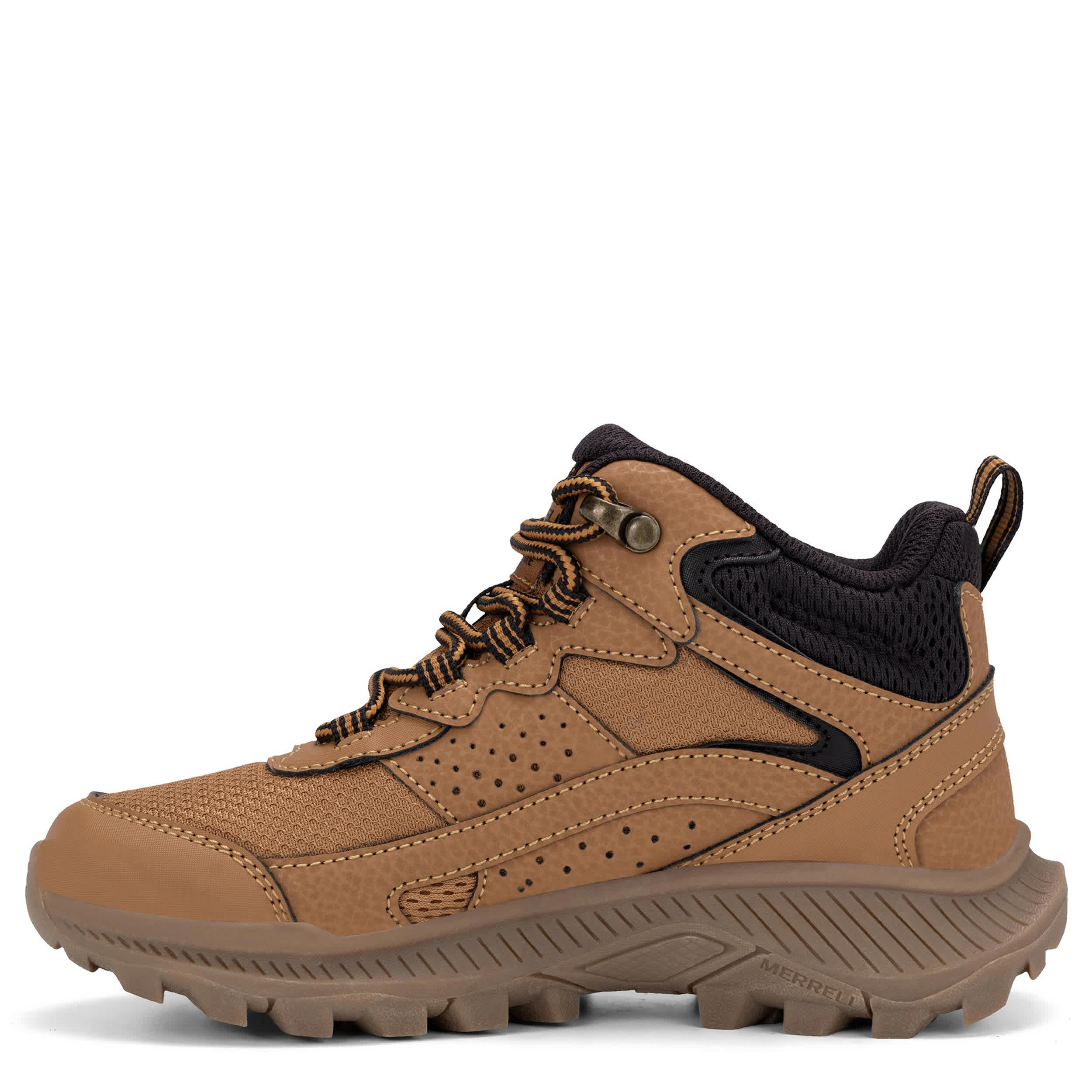 MERRELL-BOYS LITTLE-BIG KID SPEED STRIKE 2 MID HIKING BOOT-WHEAT & 
