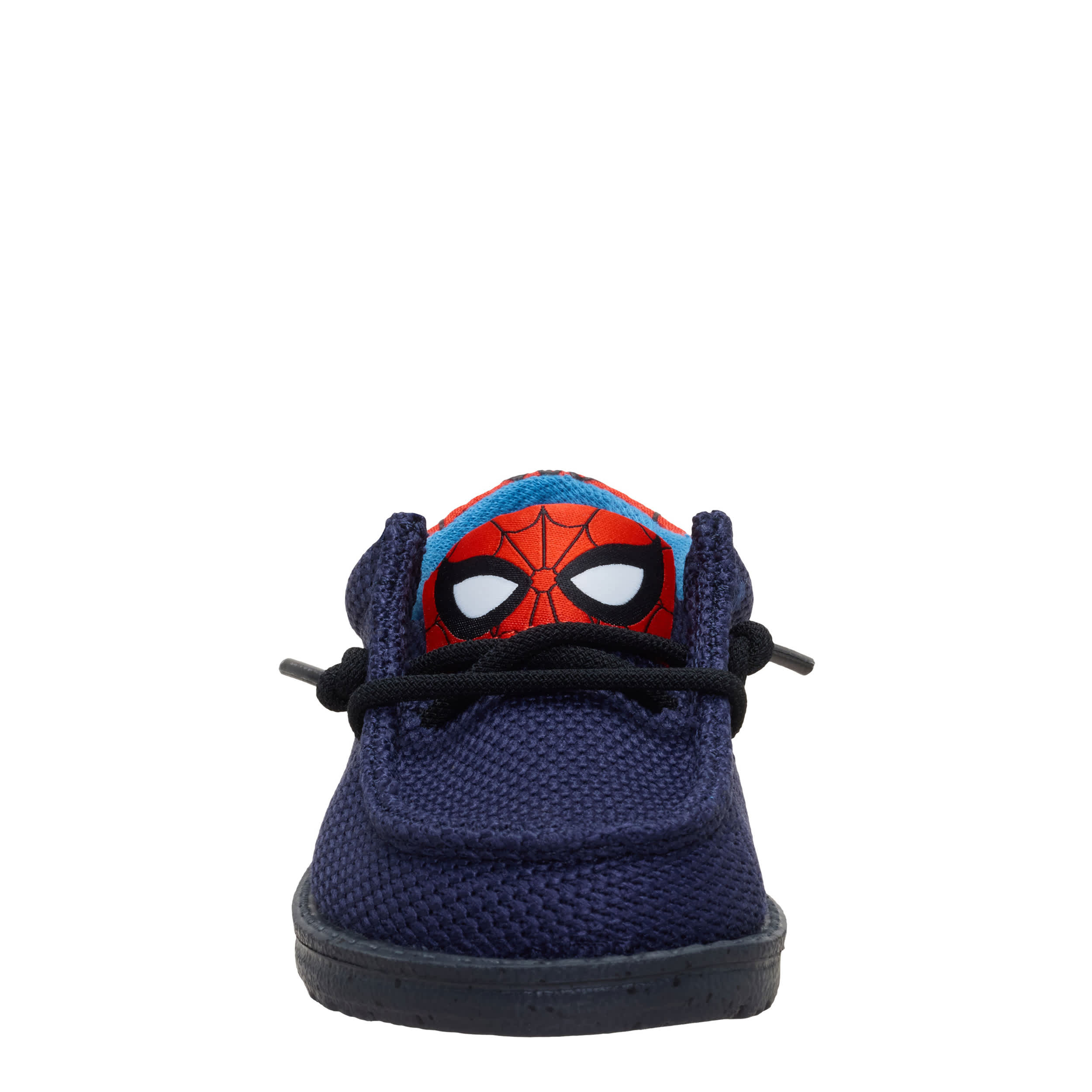 HEYDUDE-BOYS TODDLER WALLY SPIDERMAN SLIP ON SNEAKER-BLUE & RED