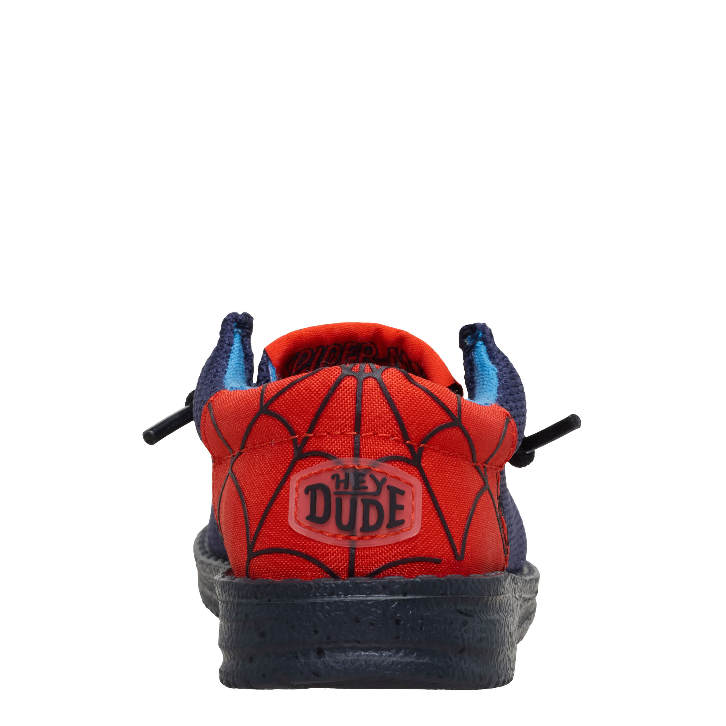 HEYDUDE-BOYS TODDLER WALLY SPIDERMAN SLIP ON SNEAKER-BLUE & RED