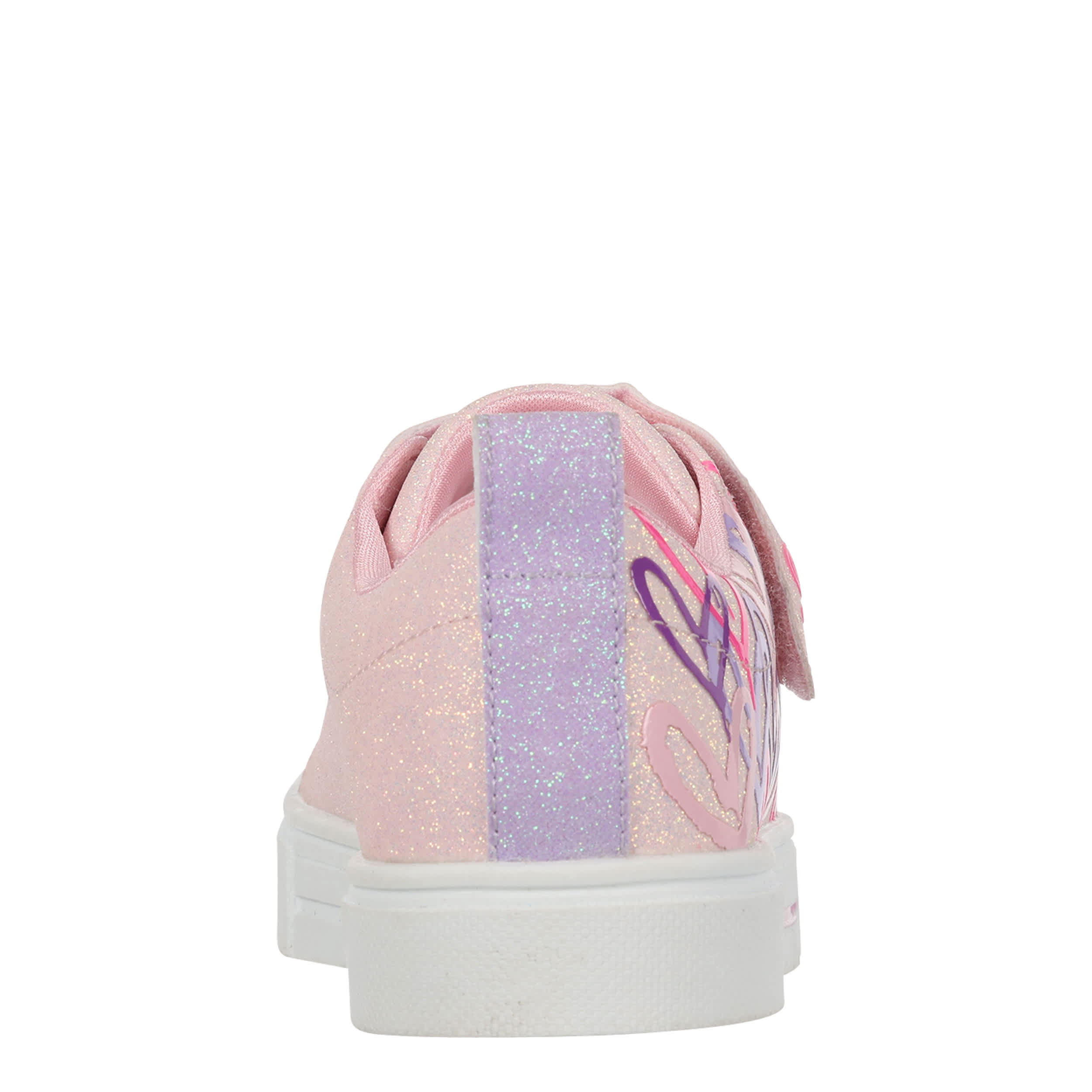 SKECHERS-GIRLS LITTLE-BIG KID TWINKLE SPARKS LIGHT UP SNEAKER-PINK & PURPLE