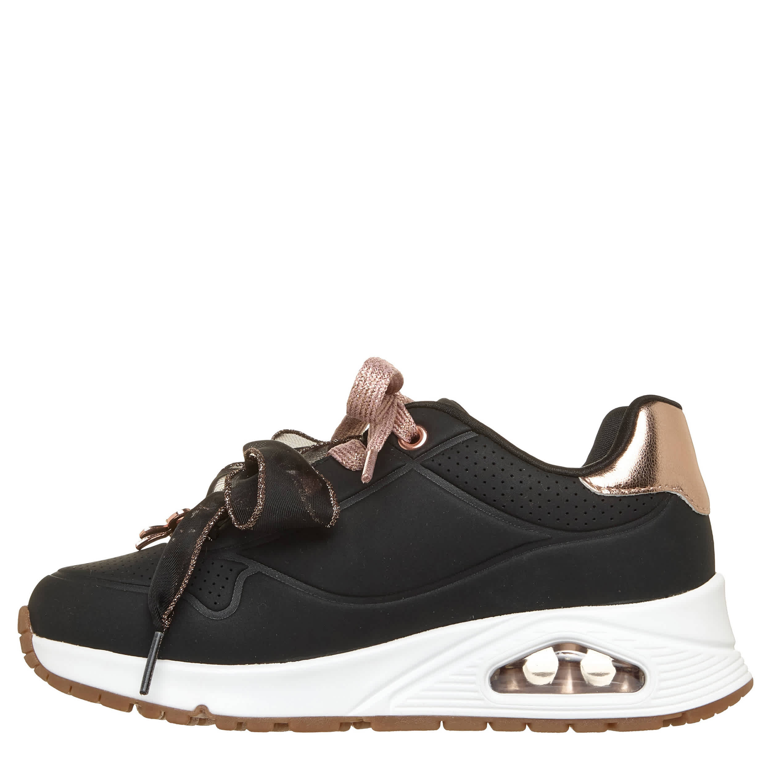 SKECHERS-GIRLS LITTLE-BIG KID UNO GEN 1 SNEAKER-BLACK & 