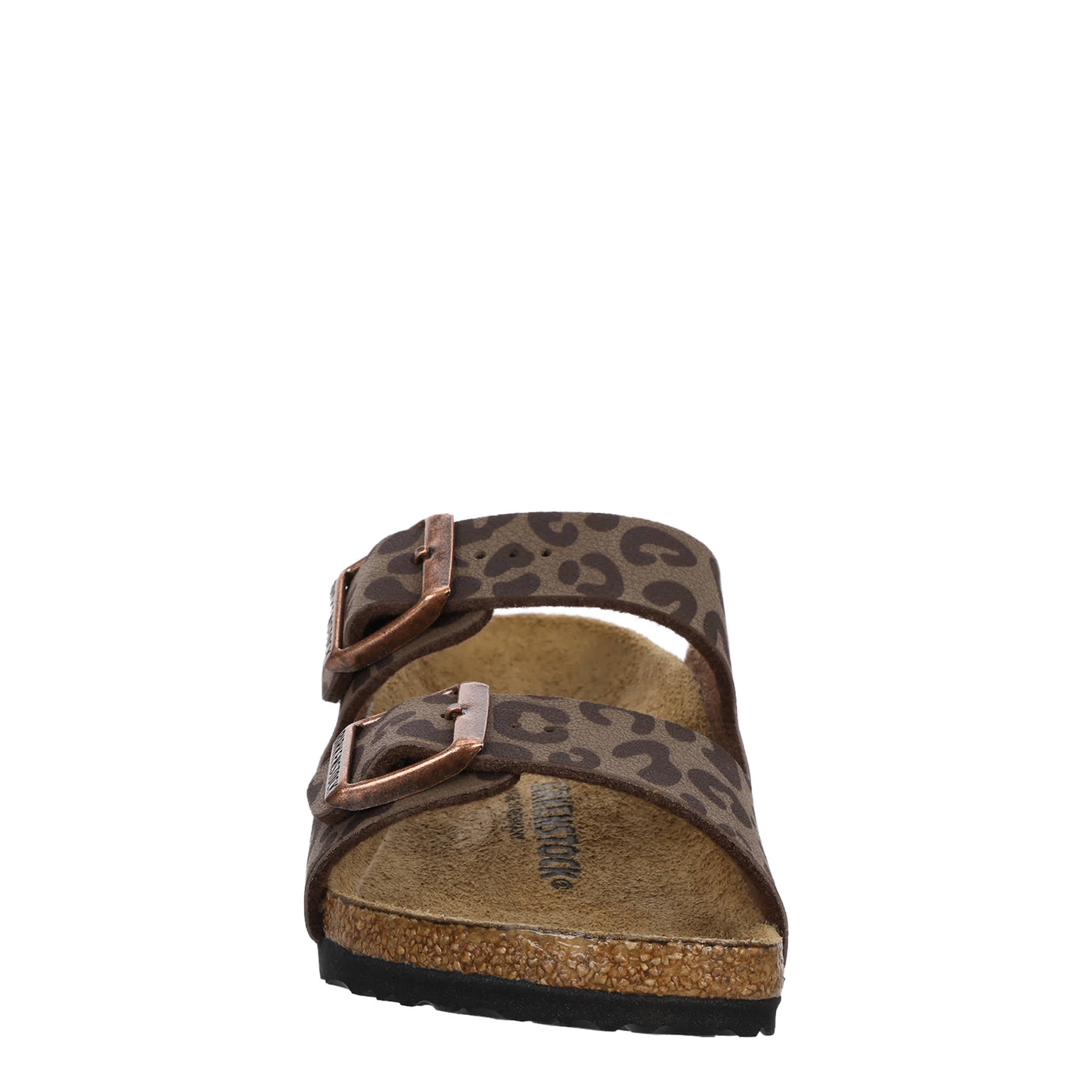 BIRKENSTOCK-GIRLS LITTLE KID ARIZONA FOOTBED SANDAL-LEOPARD & 